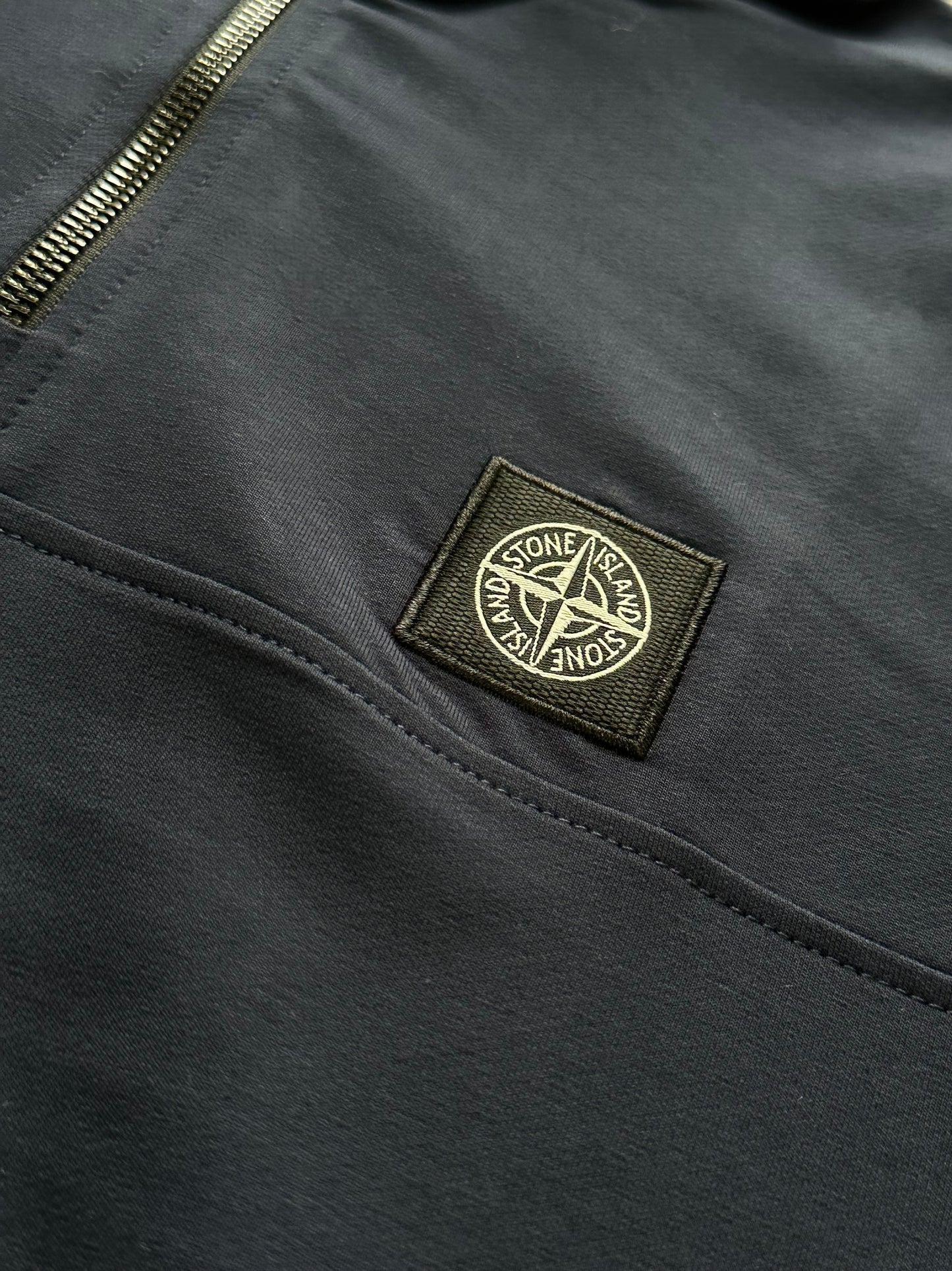 DEMI ZIP STONE ISLAND BLUE