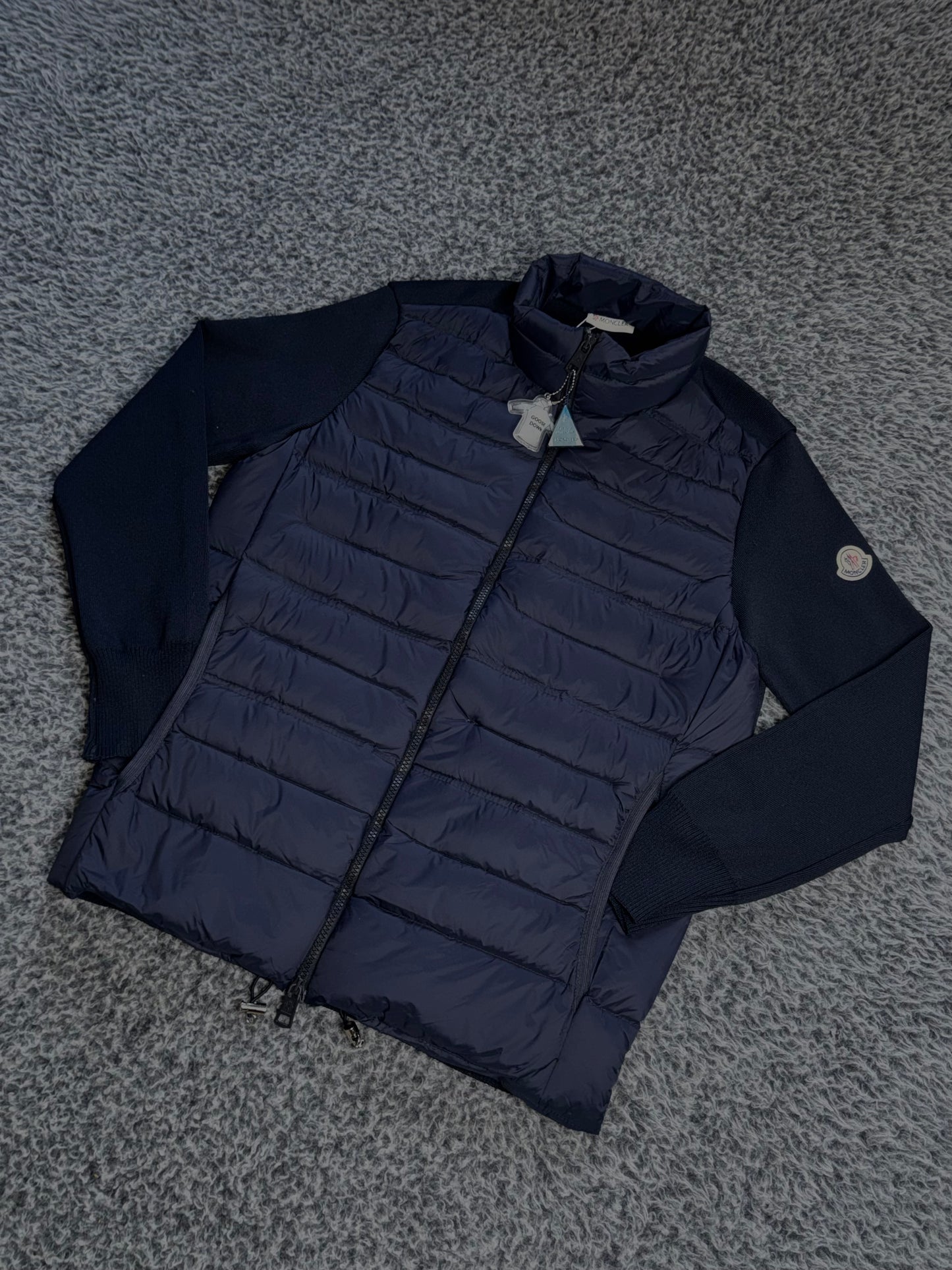 MONCLER CARDIGAN NAVY BLUE (TRIPLE A QUALITY)