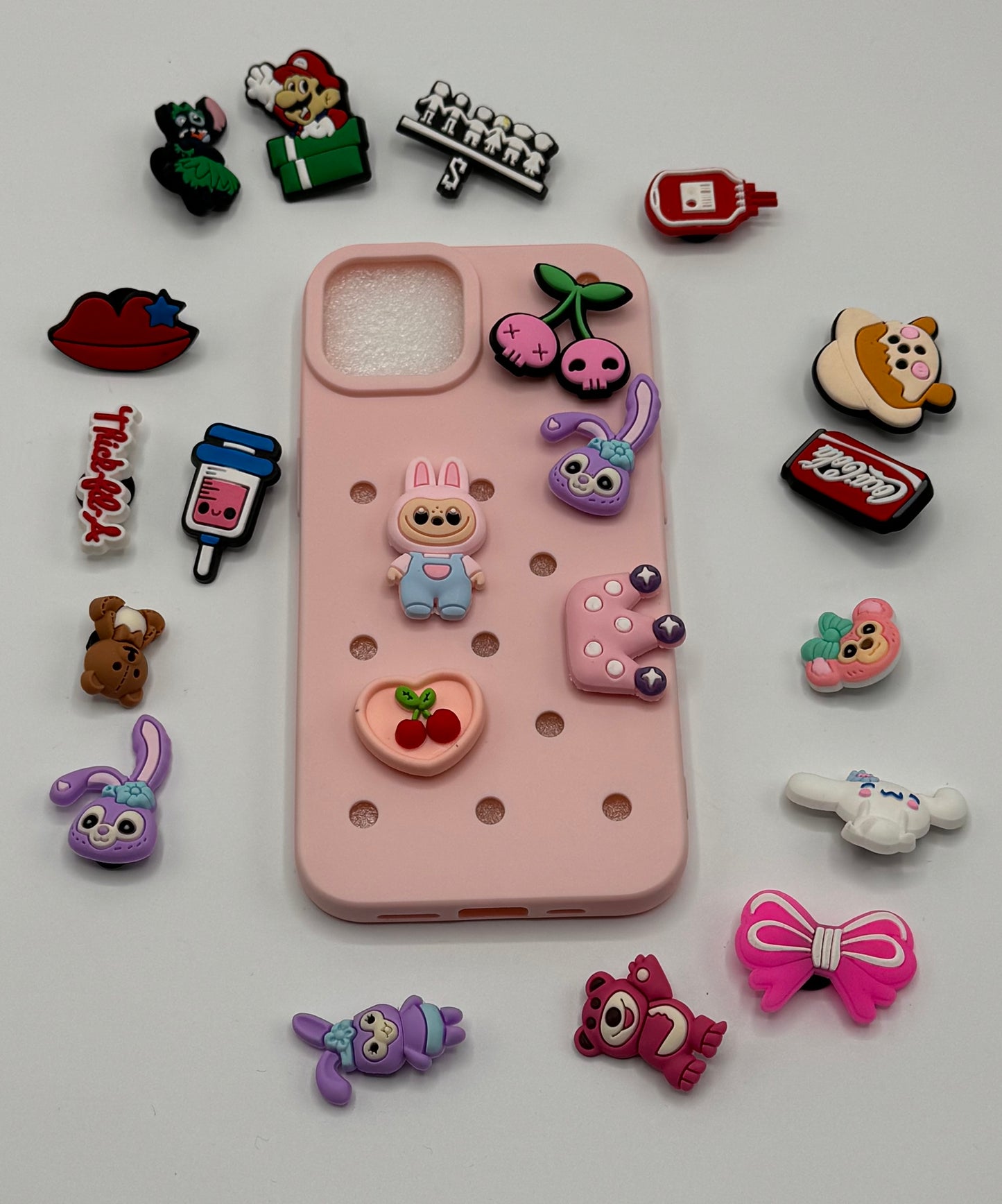 ANTICHOC CROCS IPHONE (PINS A VOTRE CHOIX)