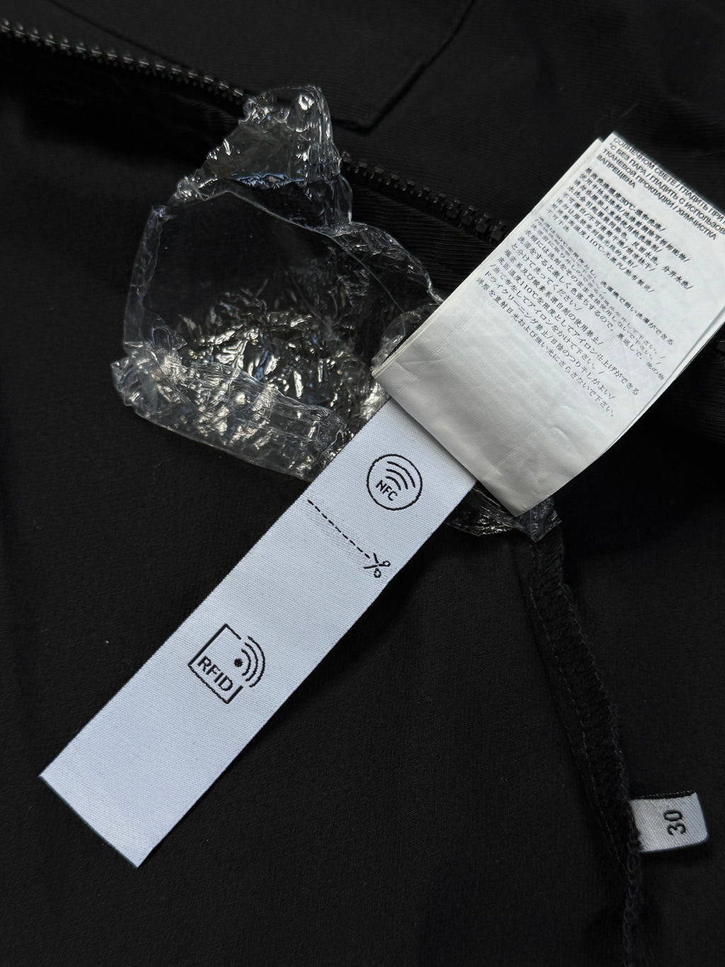 STONE ISLAND BLACK OVERSHIRT ZIP (1:1 QUALITY) FULL DETAILS
