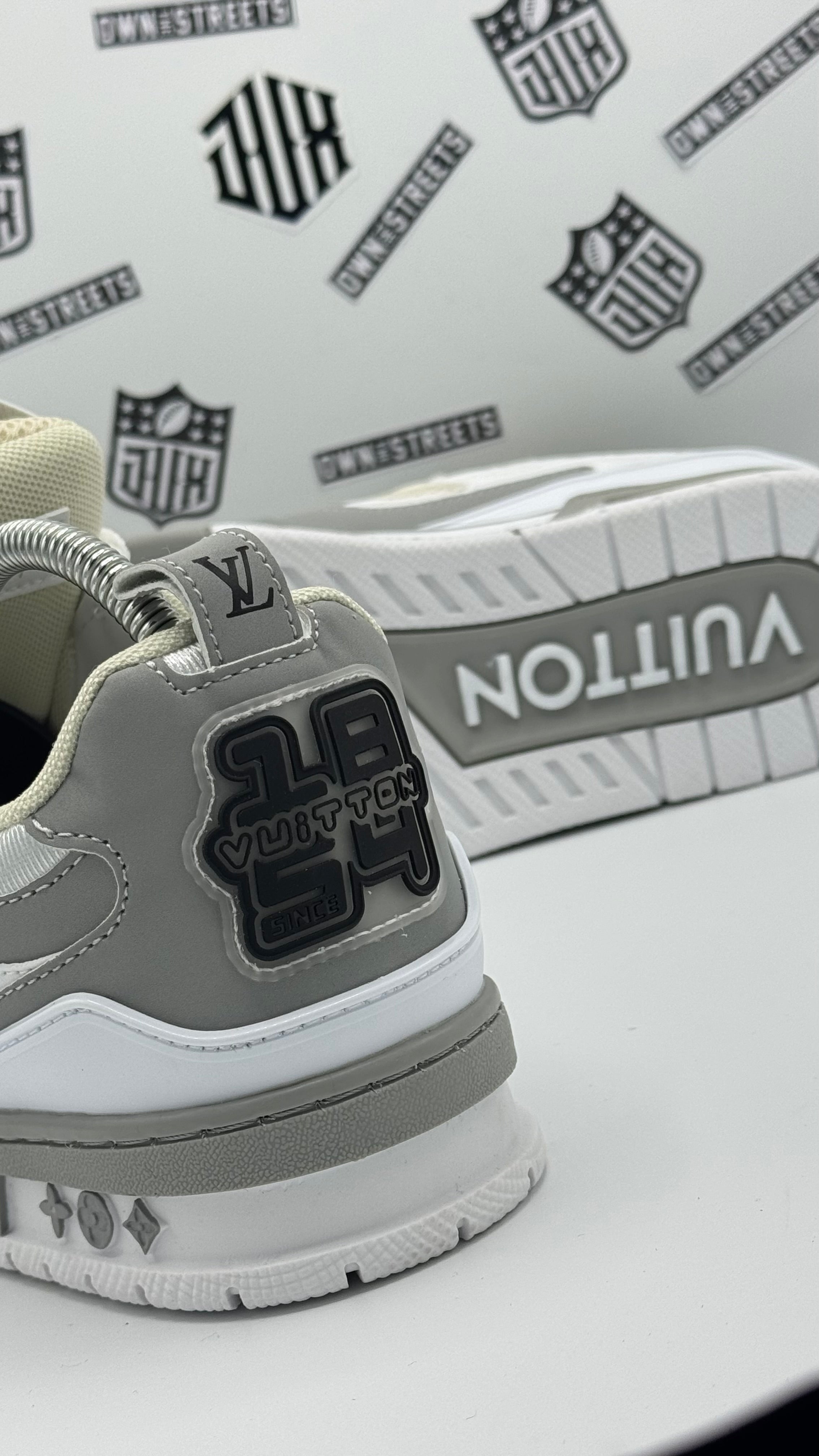 LV SKATE GREY WHITE (VERY VERY HIGH QUALITY)