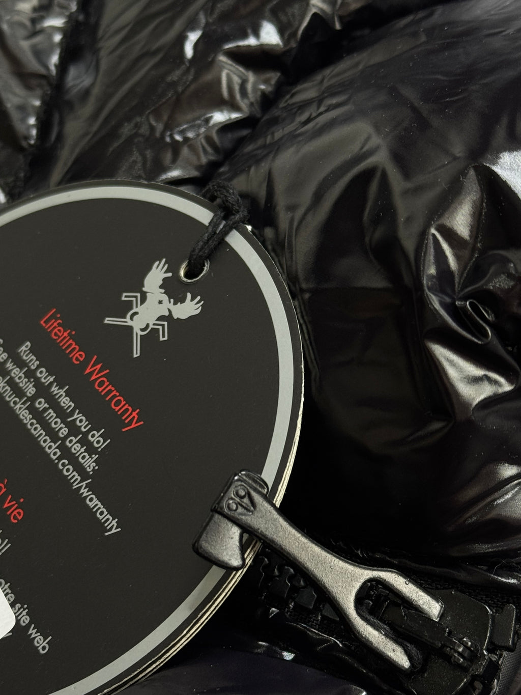 MOOSE KNUCKLES SHINY PUFFER JACKET 1:1 QUALITY