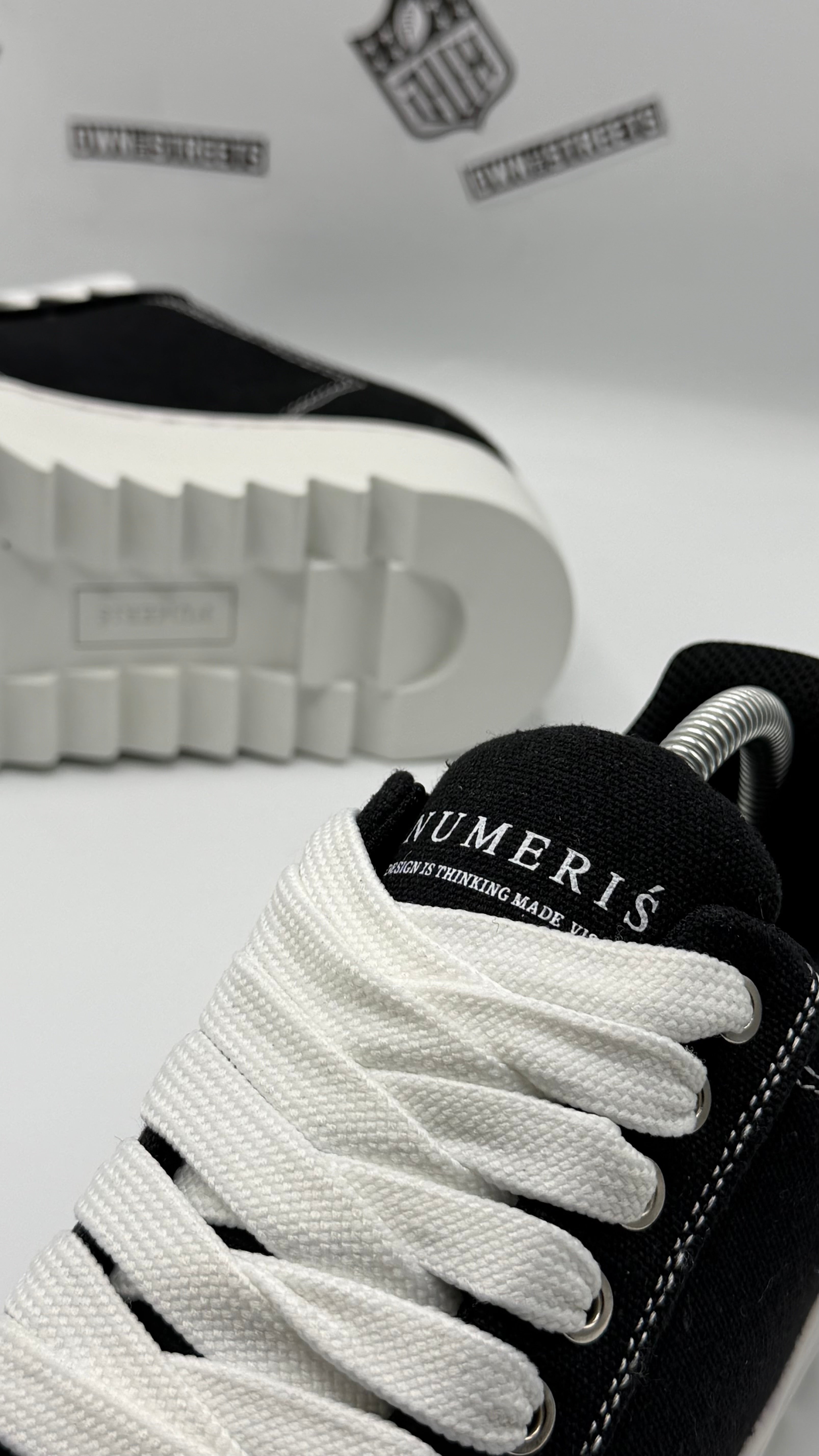 NUMERIS SNEAKERS BLACK WHITE
