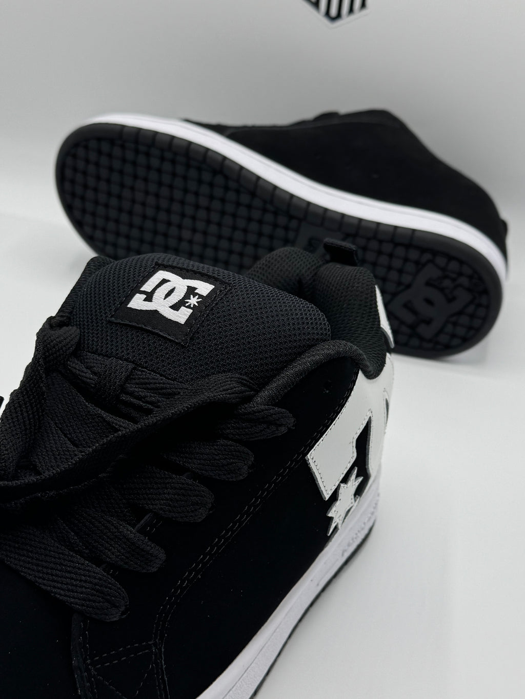 DC SHOES COURT GRAFFIK BLACK WHITE