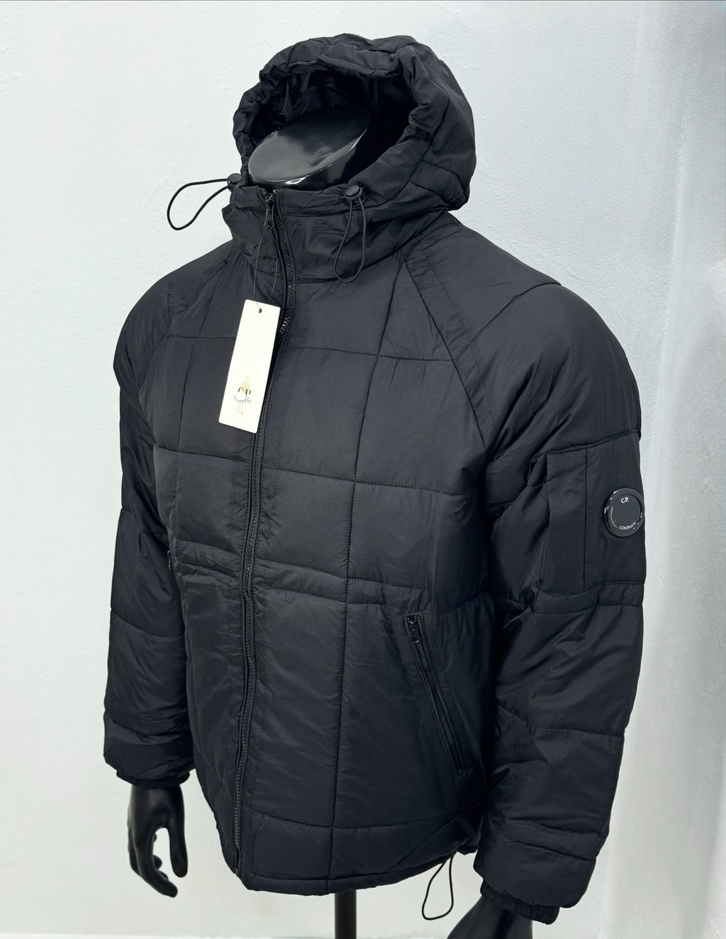 C.P. Company black quilted down JACKET