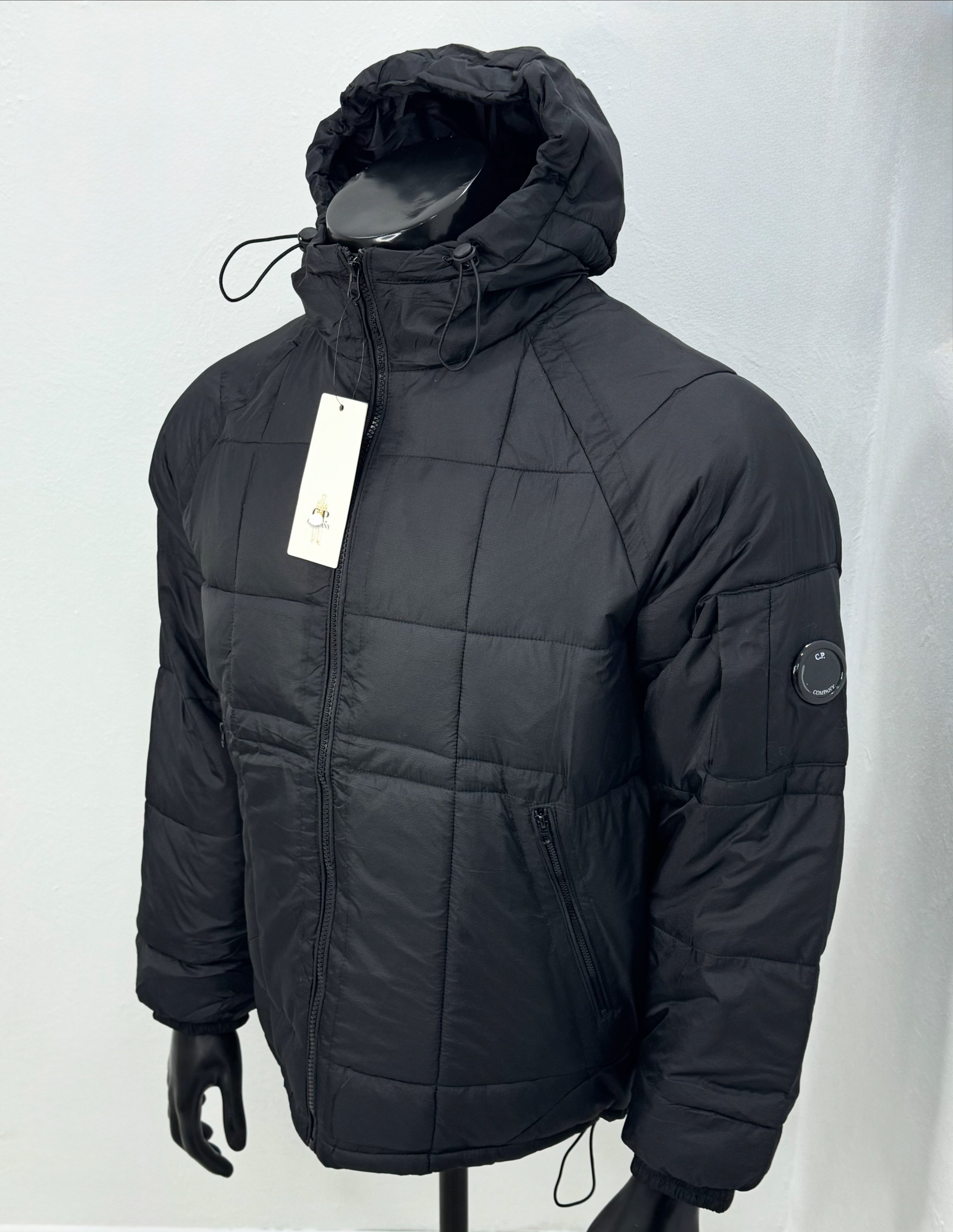C.P. Company black quilted down JACKET