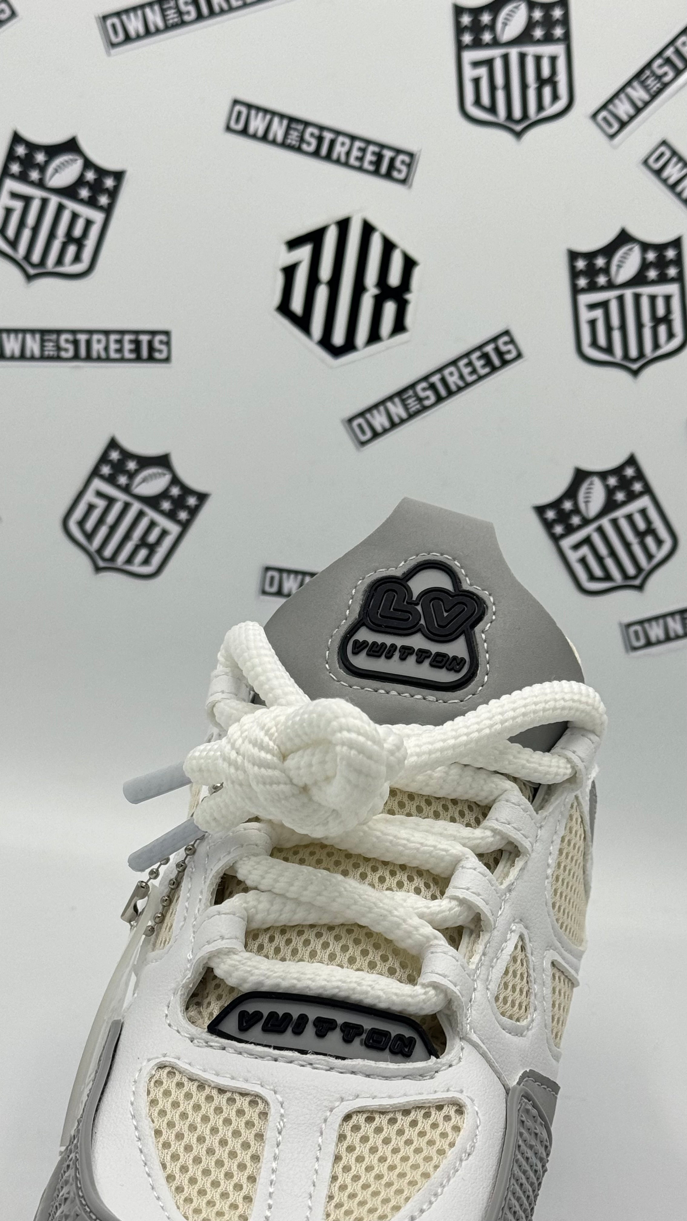 LV SKATE GREY WHITE (VERY VERY HIGH QUALITY)