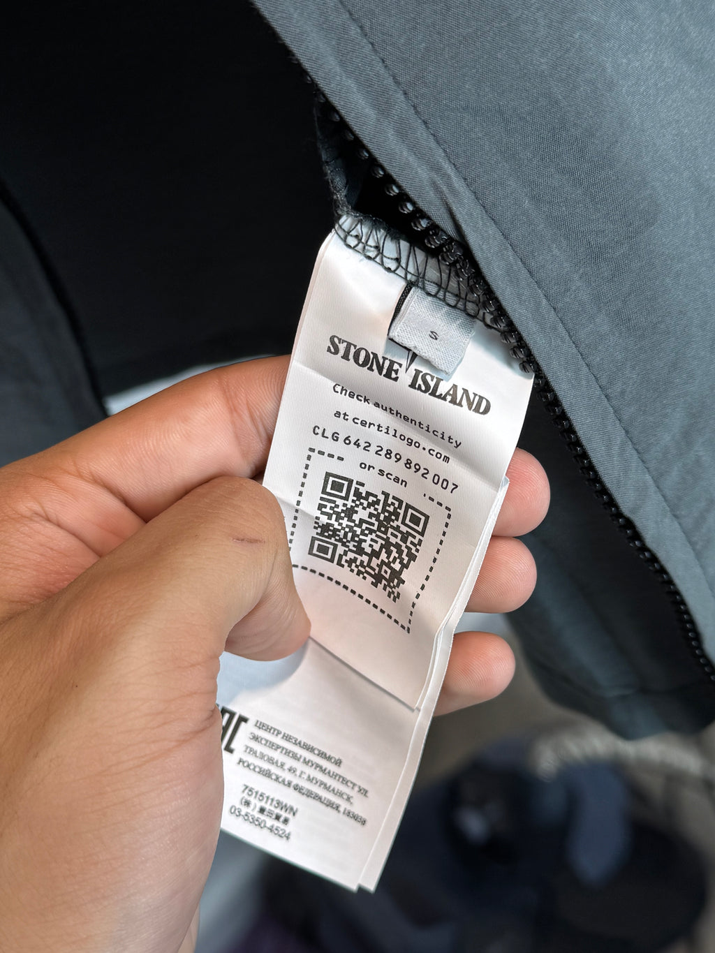 STONE ISLAND LIGHT TRACKSUIT GREY (TRIPLE A QUALITY)