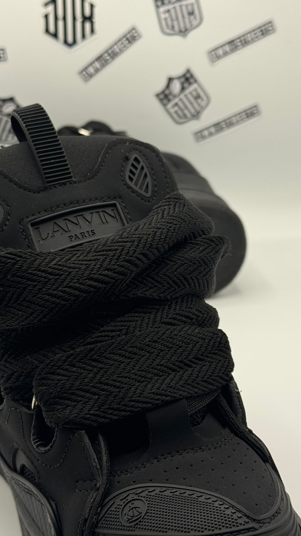 LANVIN CURB SNEAKERS FULL BLACK (VERY HIGH QUALITY)