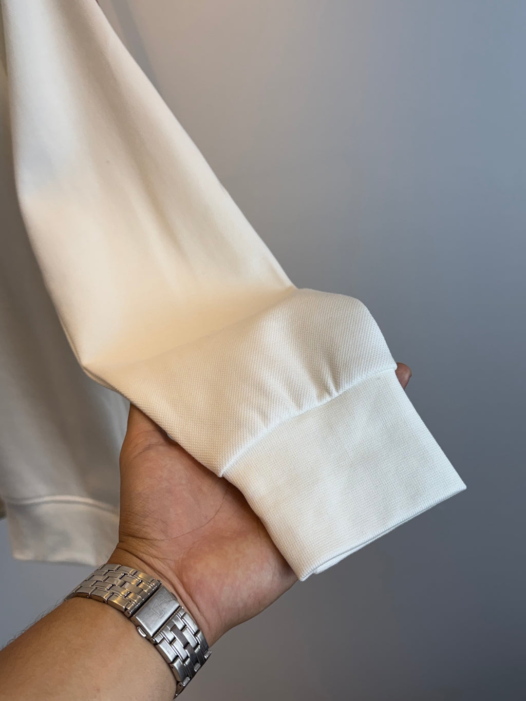 CANADA GOOSE 1/4 ZIP SWEATER WHITE (NFC CODE) HQ