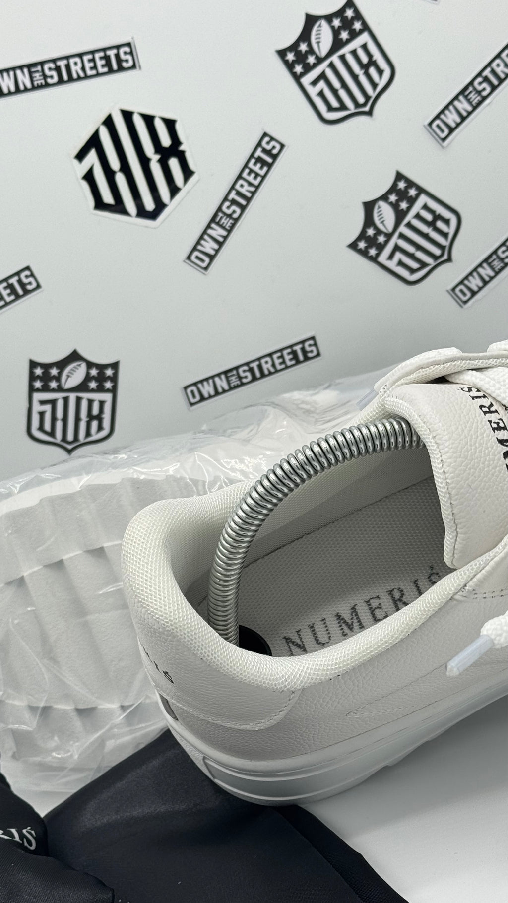 NUMERIS WHITE LEATHER SNEAKERS (VVHQ)