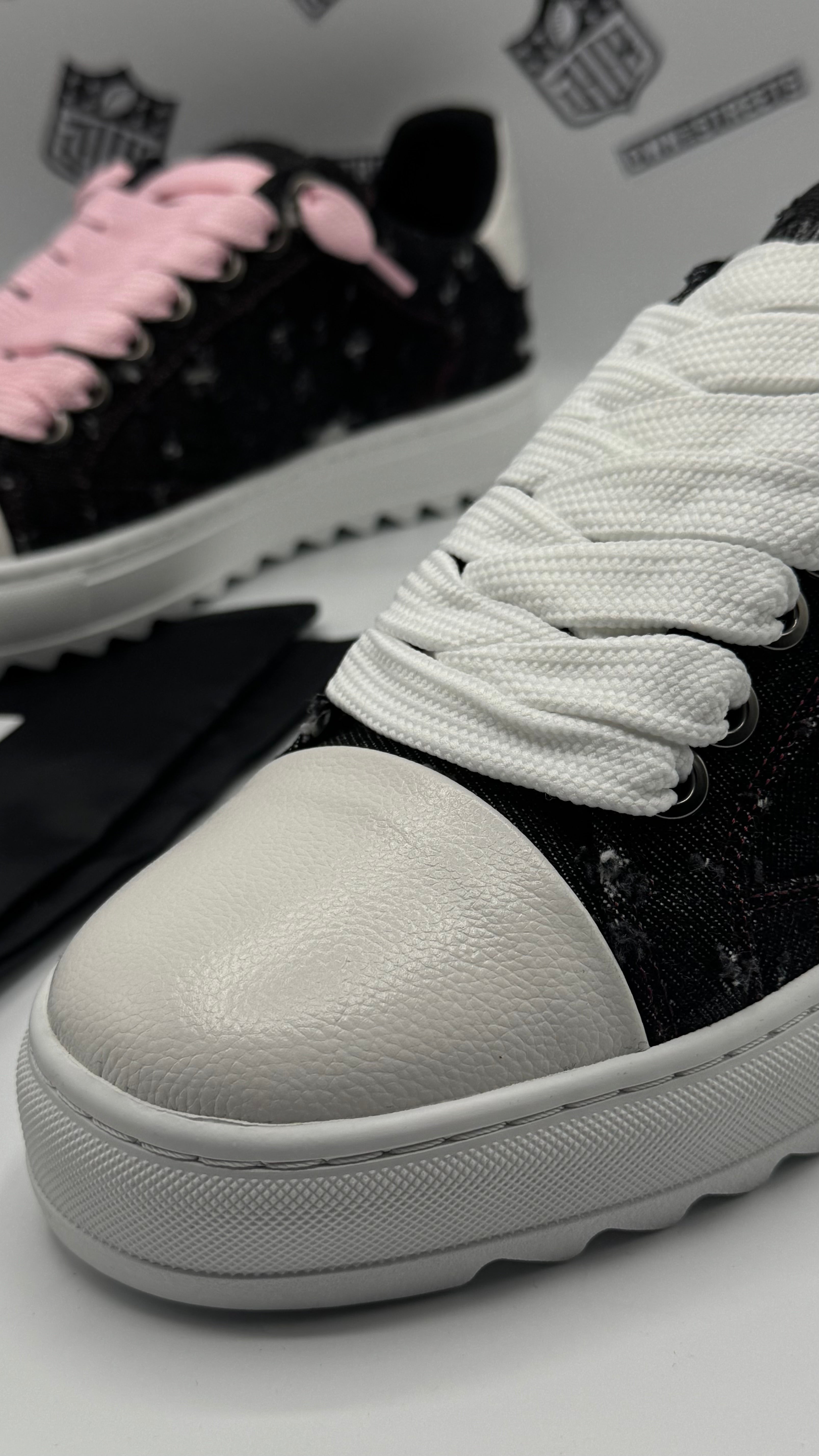 NUMERIS PINK DENIM SNEAKERS (VVHQ)