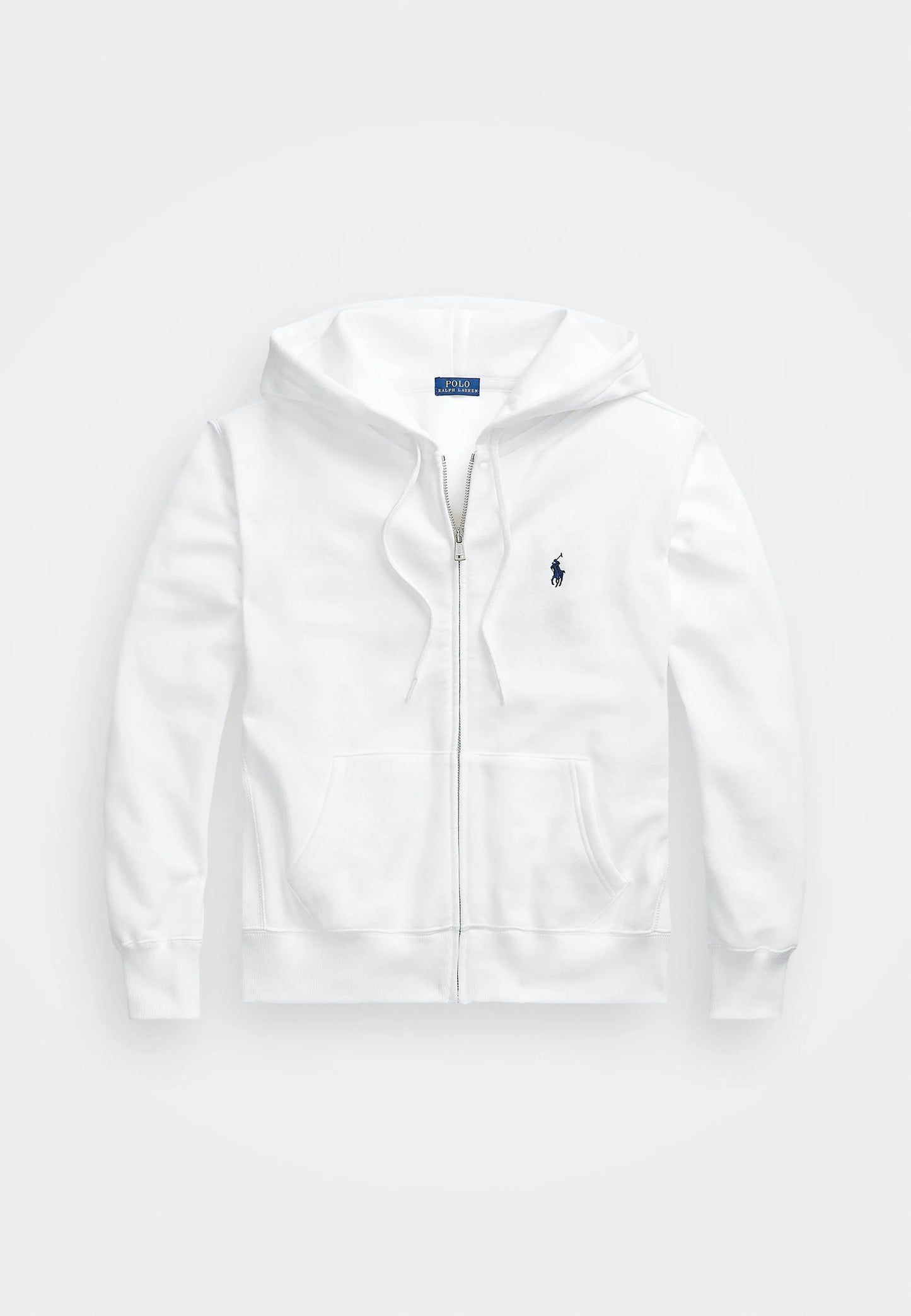 POLO RALPH LAUREN WHITE ZIP UP HOODIE