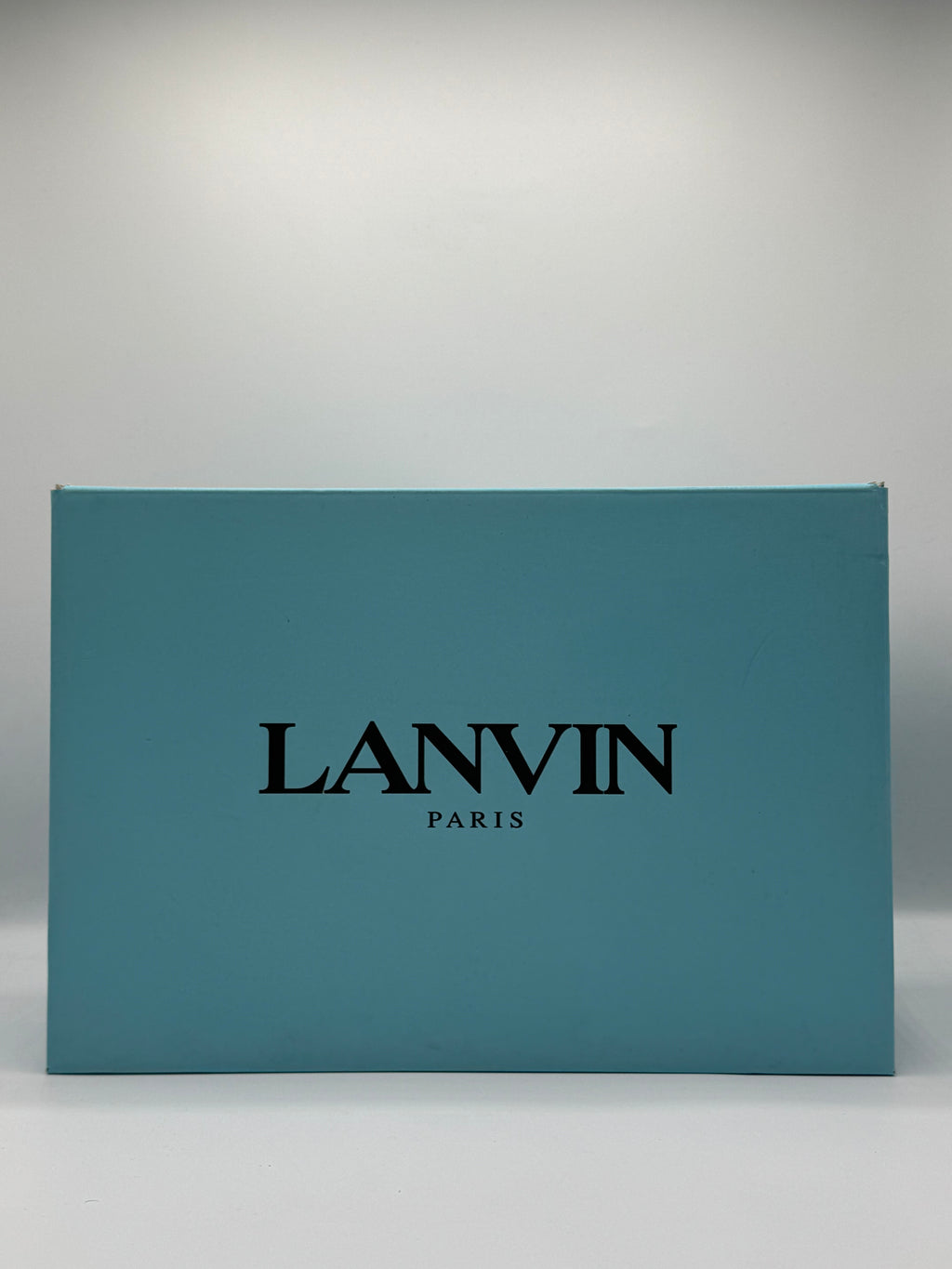 LANVIN CURB SNEAKERS BLACK GUM