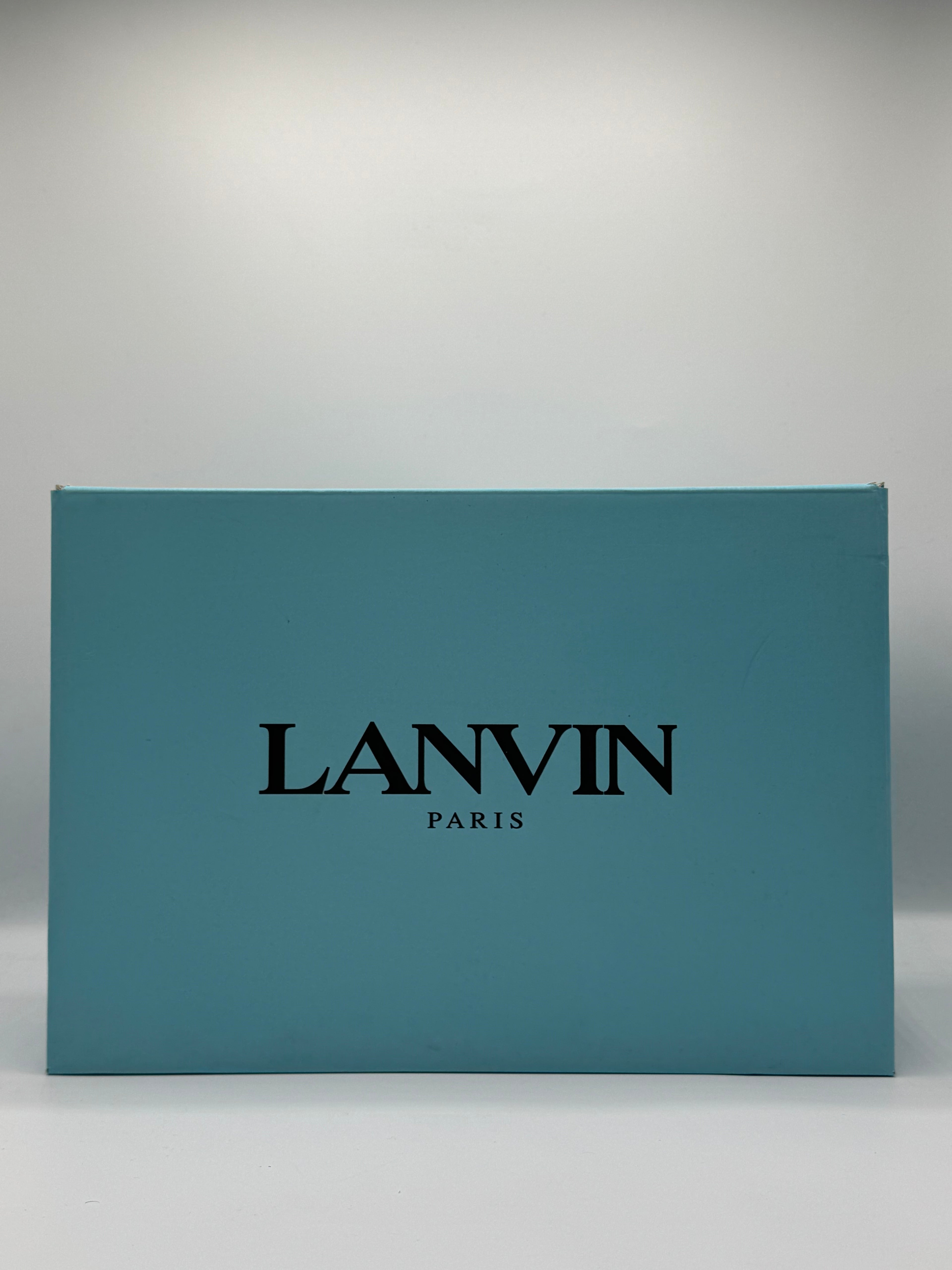 LANVIN CURB SNEAKERS BLACK GUM