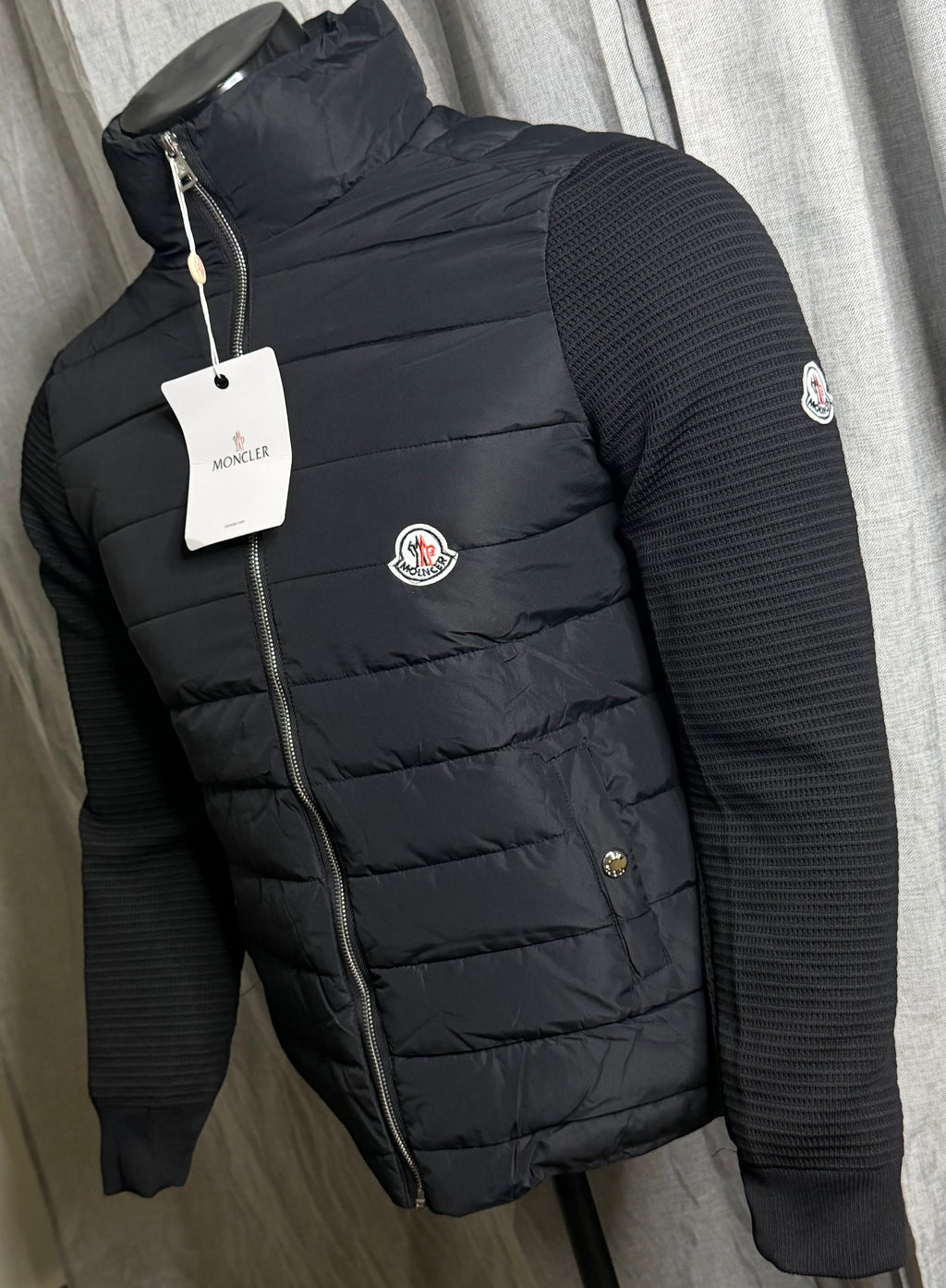 MONCLER CARDIGAN BLACK