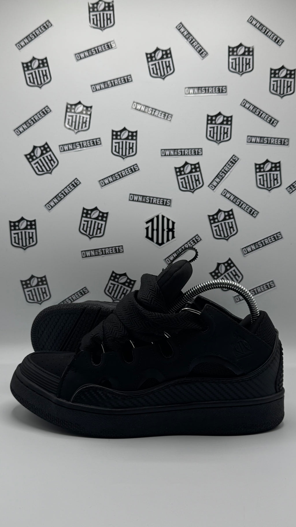 LANVIN CURB SNEAKERS FULL BLACK (VERY HIGH QUALITY)