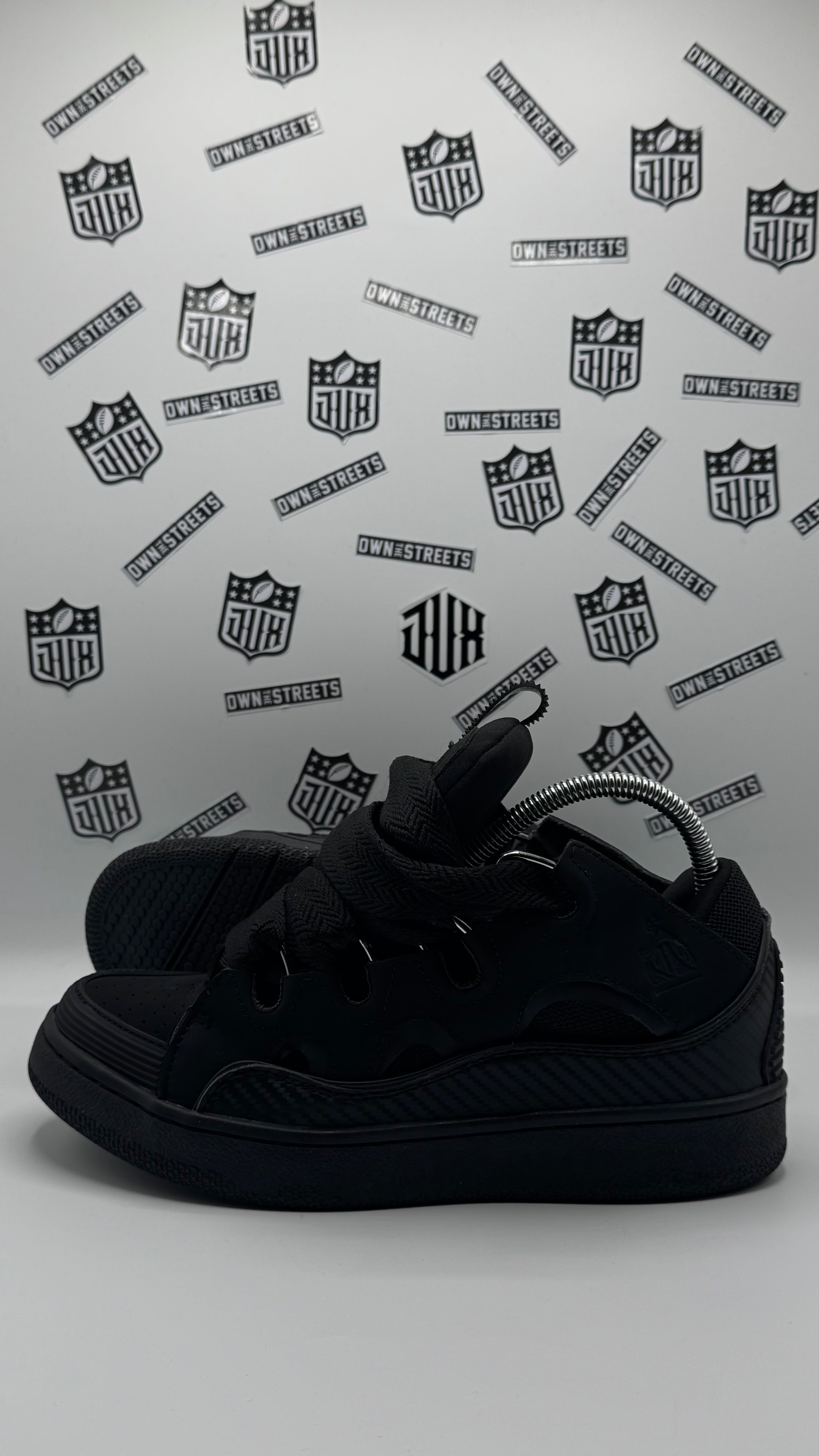 LANVIN CURB SNEAKERS FULL BLACK (VERY HIGH QUALITY)