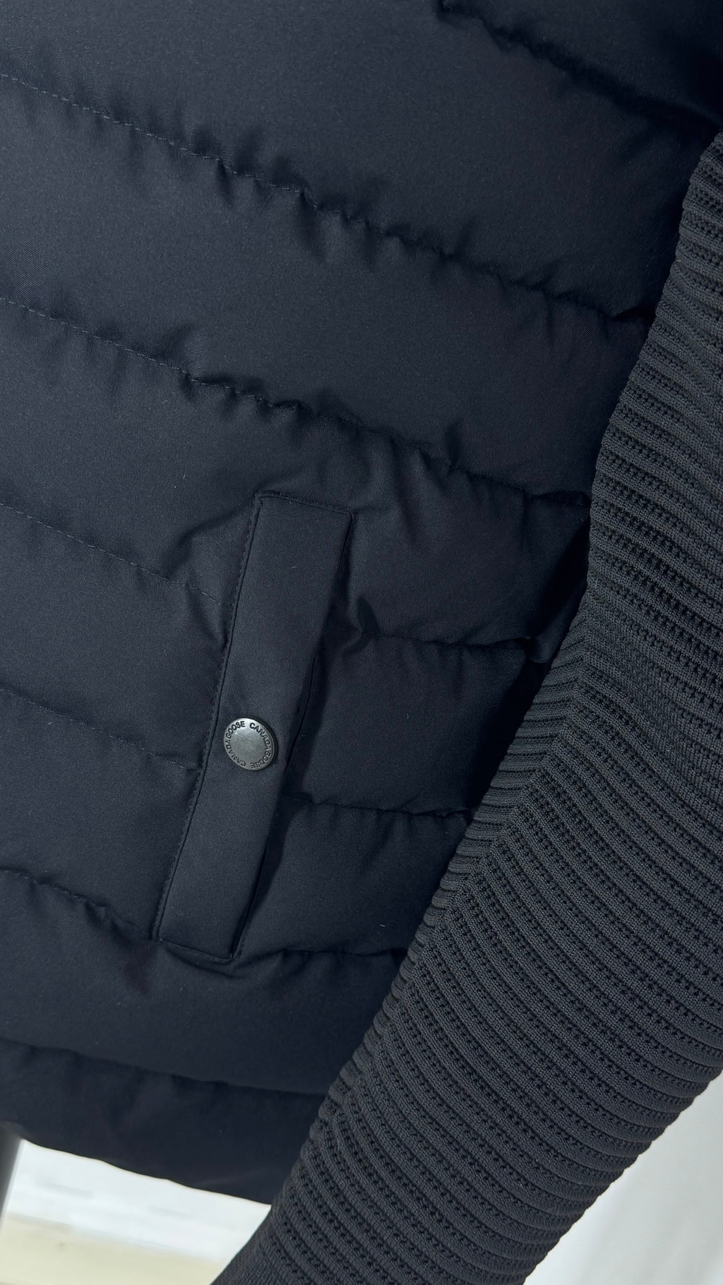 CANADA GOOSE CARDIGAN BLACK