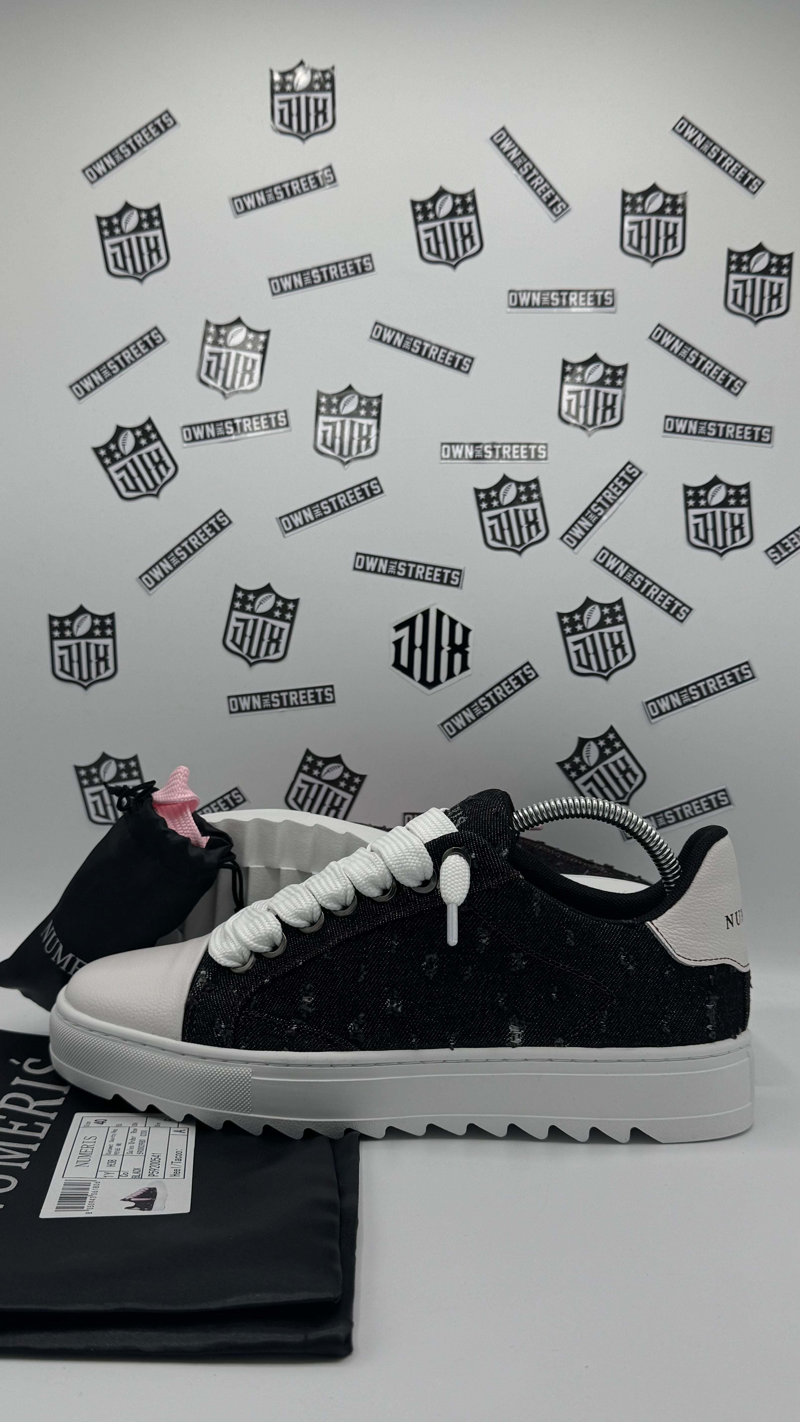 NUMERIS PINK DENIM SNEAKERS (VVHQ)