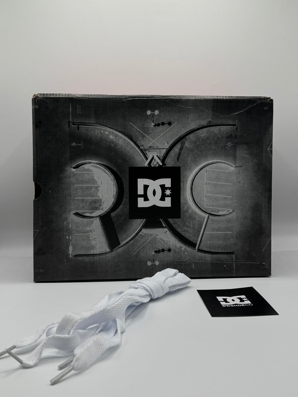 DC SHOES COURT GRAFFIK BLACK WHITE