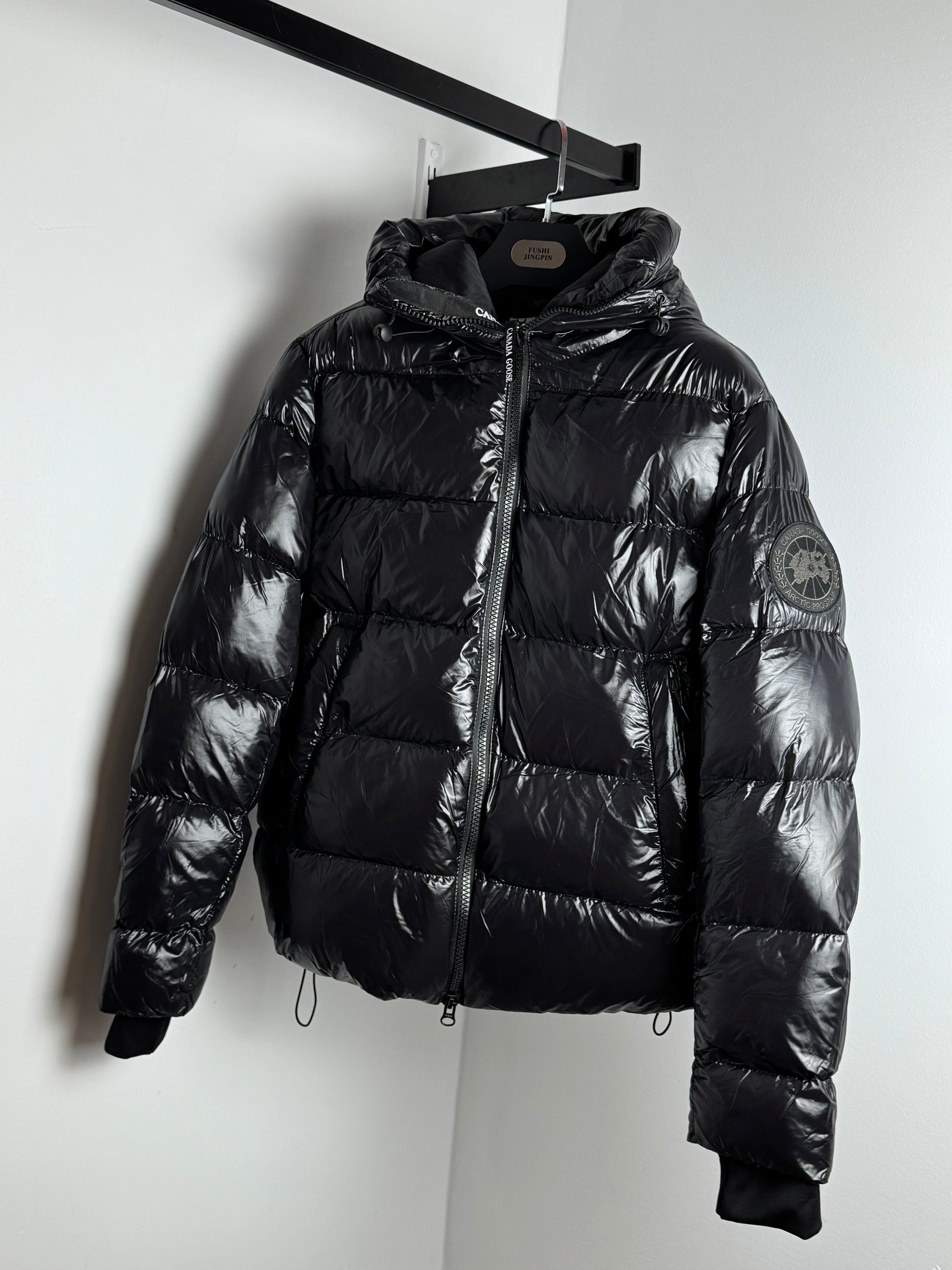 CANADA GOOSE CROFTON BLACK LABEL PUFFER JACKET (TRIPLE A QUALITY)