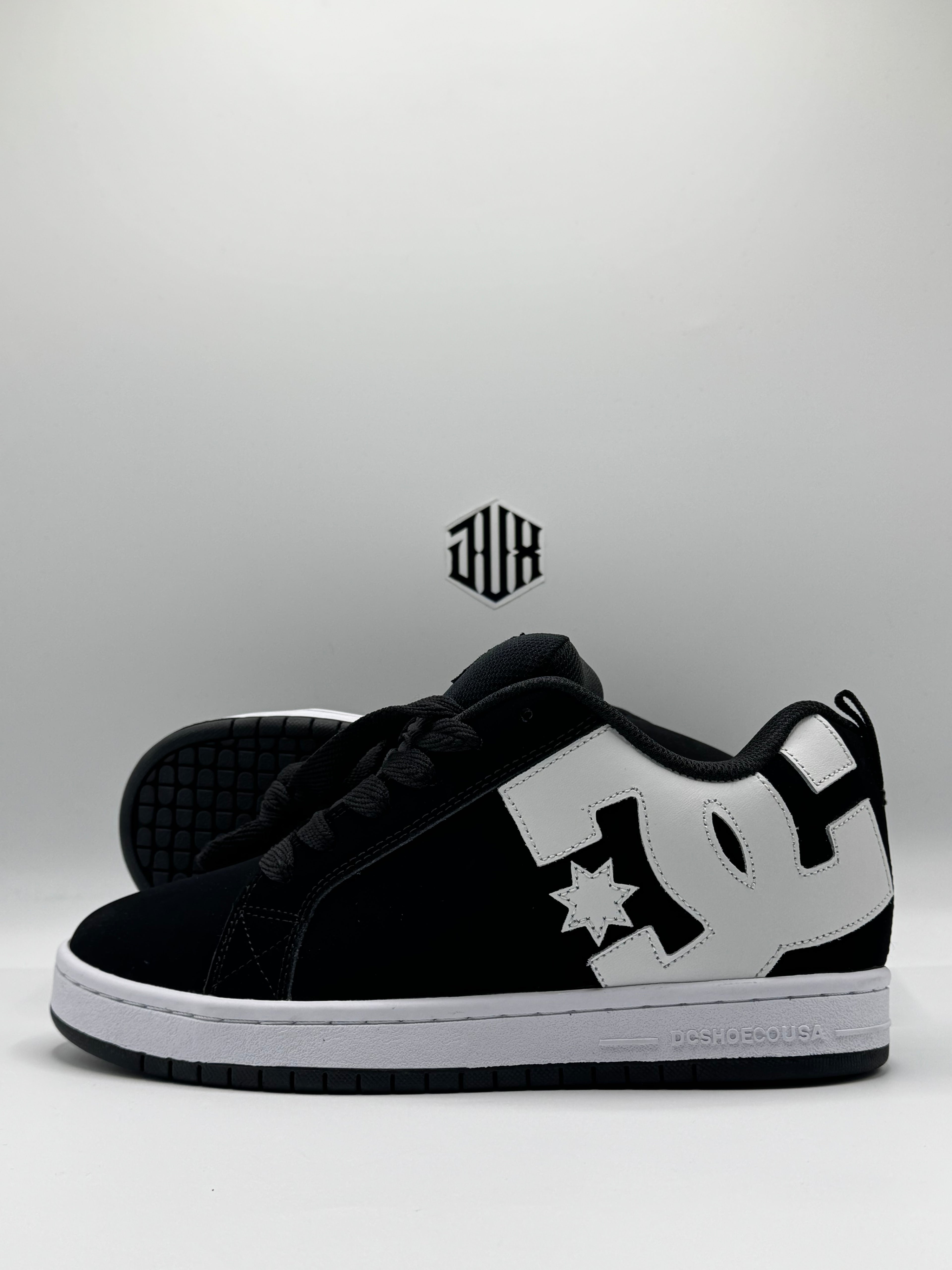 DC SHOES COURT GRAFFIK BLACK WHITE