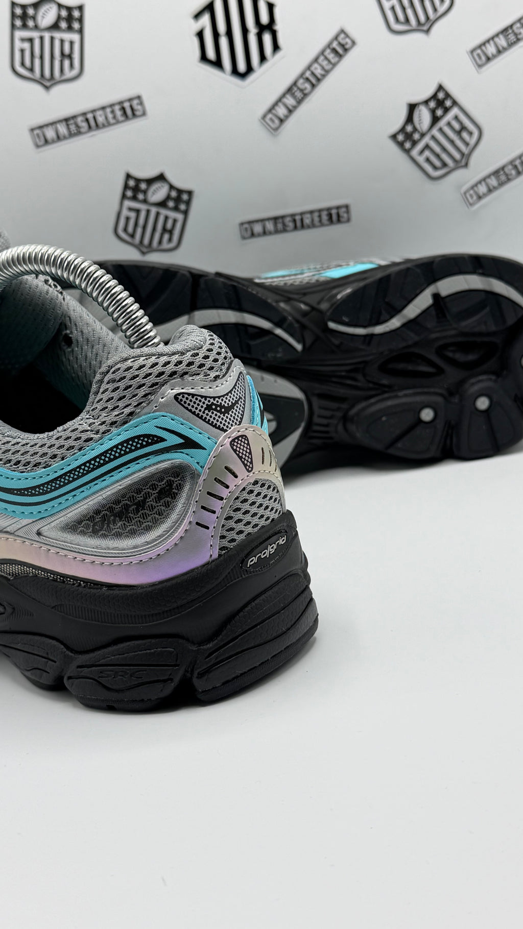 Saucony ProGrid Omni 9 Teal Metallic Silver