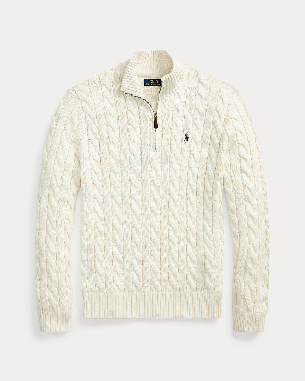 POLO RALPH LAUREN CABLE-KNIT WHITE (VERY HIGH QUALITY)