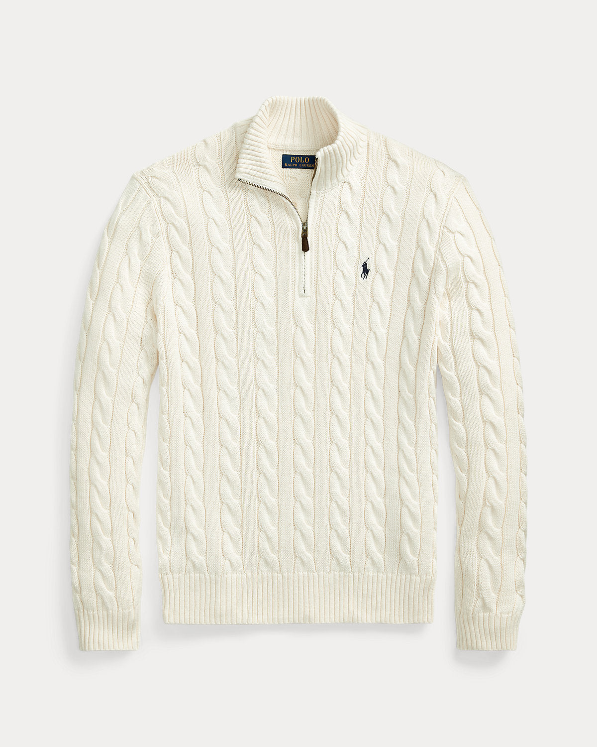 POLO RALPH LAUREN CABLE-KNIT WHITE (VERY HIGH QUALITY)