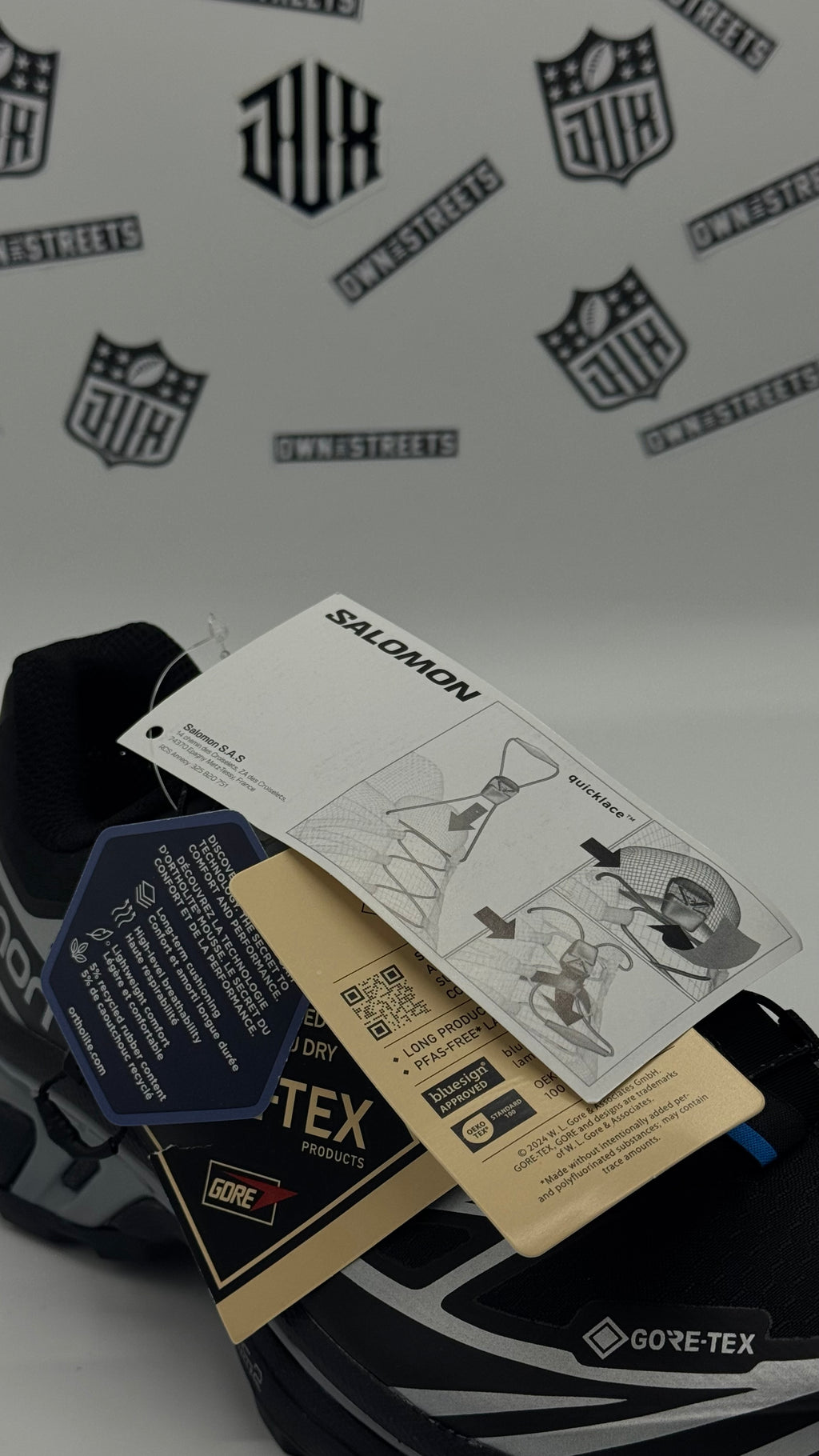 SALOMON XT-6 BLACK SILVER (TRIPLE A)