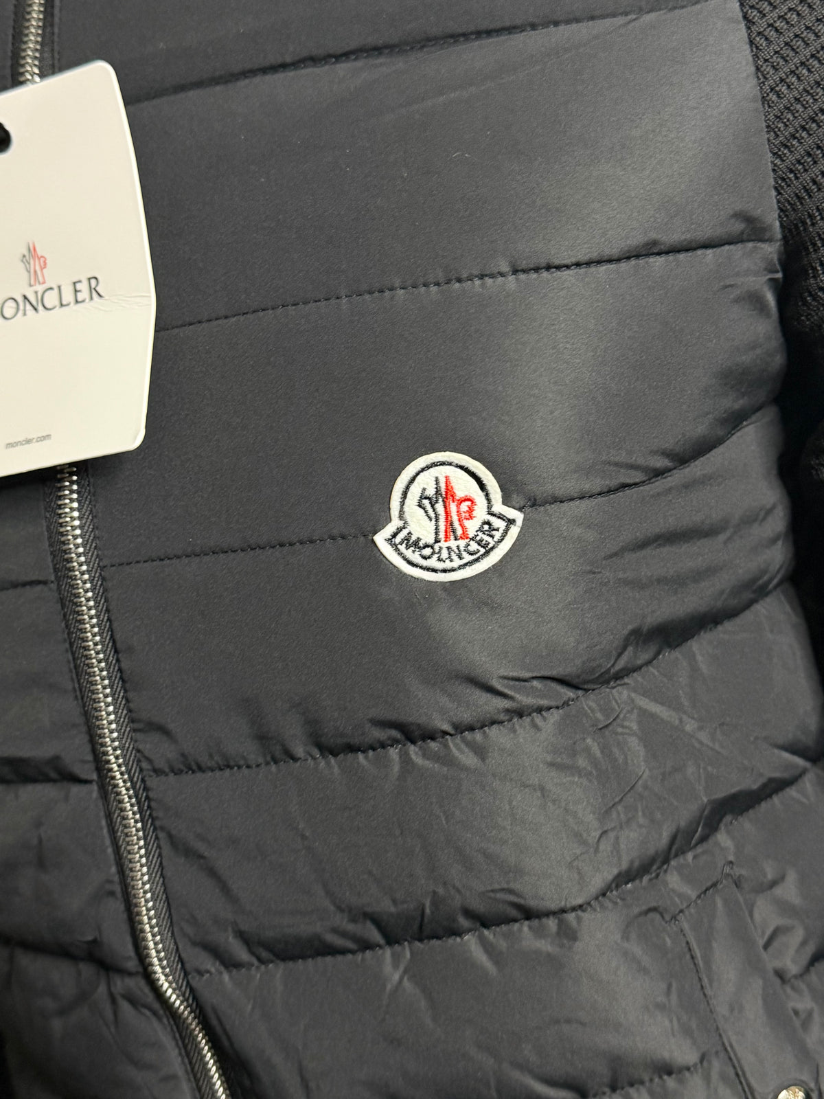 MONCLER CARDIGAN BLACK