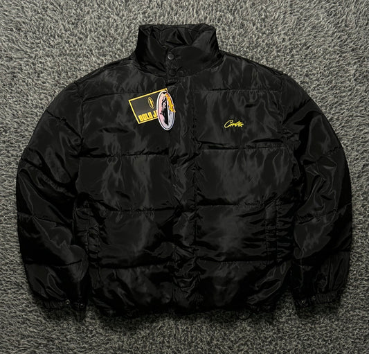 CRTZ BOLO BLACK YELLOW PUFFER JACKET