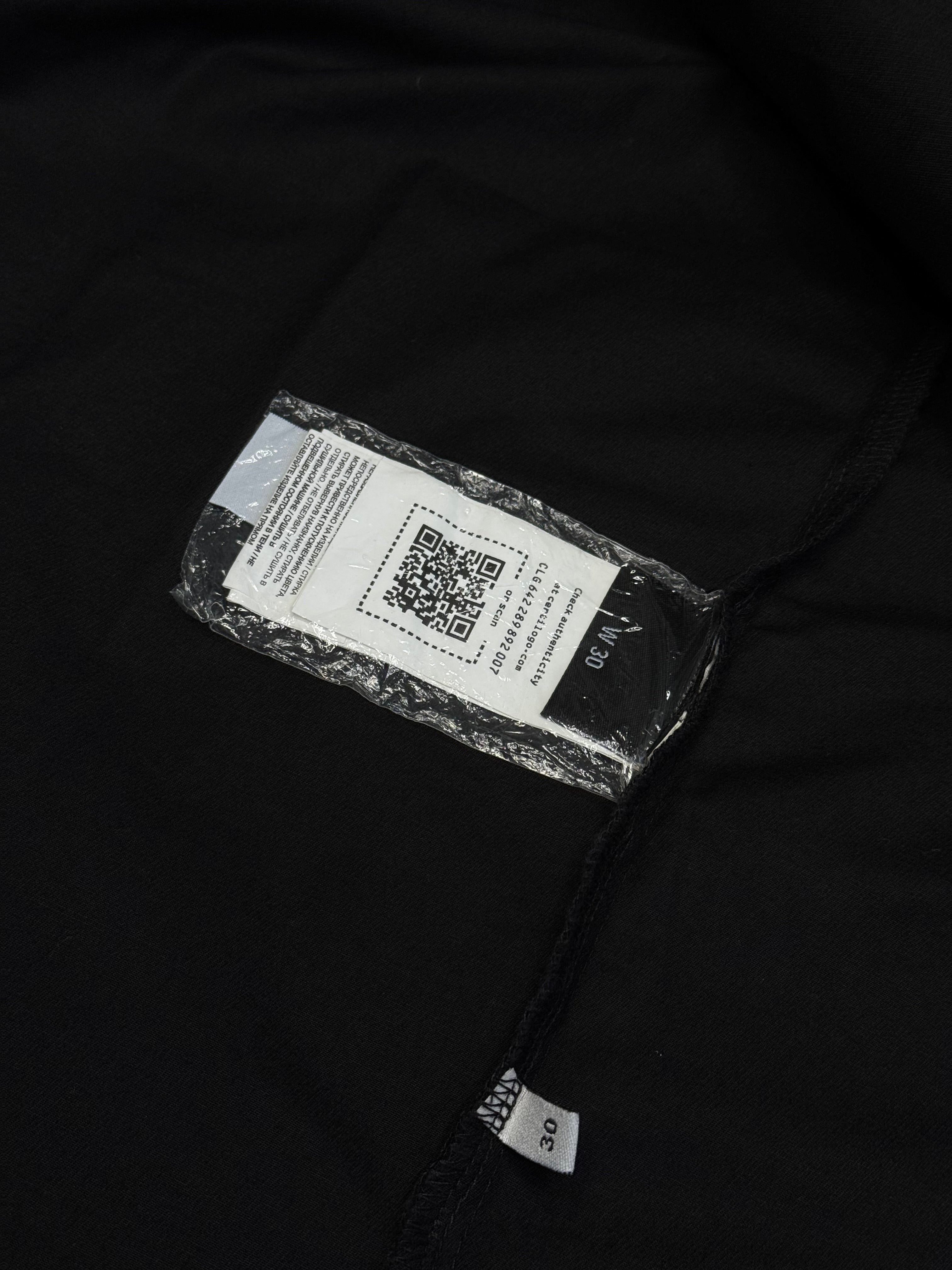 STONE ISLAND BLACK OVERSHIRT ZIP (1:1 QUALITY) FULL DETAILS