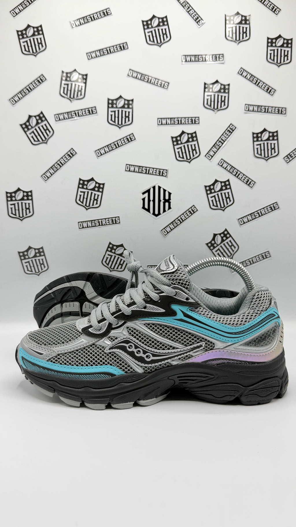 Saucony ProGrid Omni 9 Teal Metallic Silver
