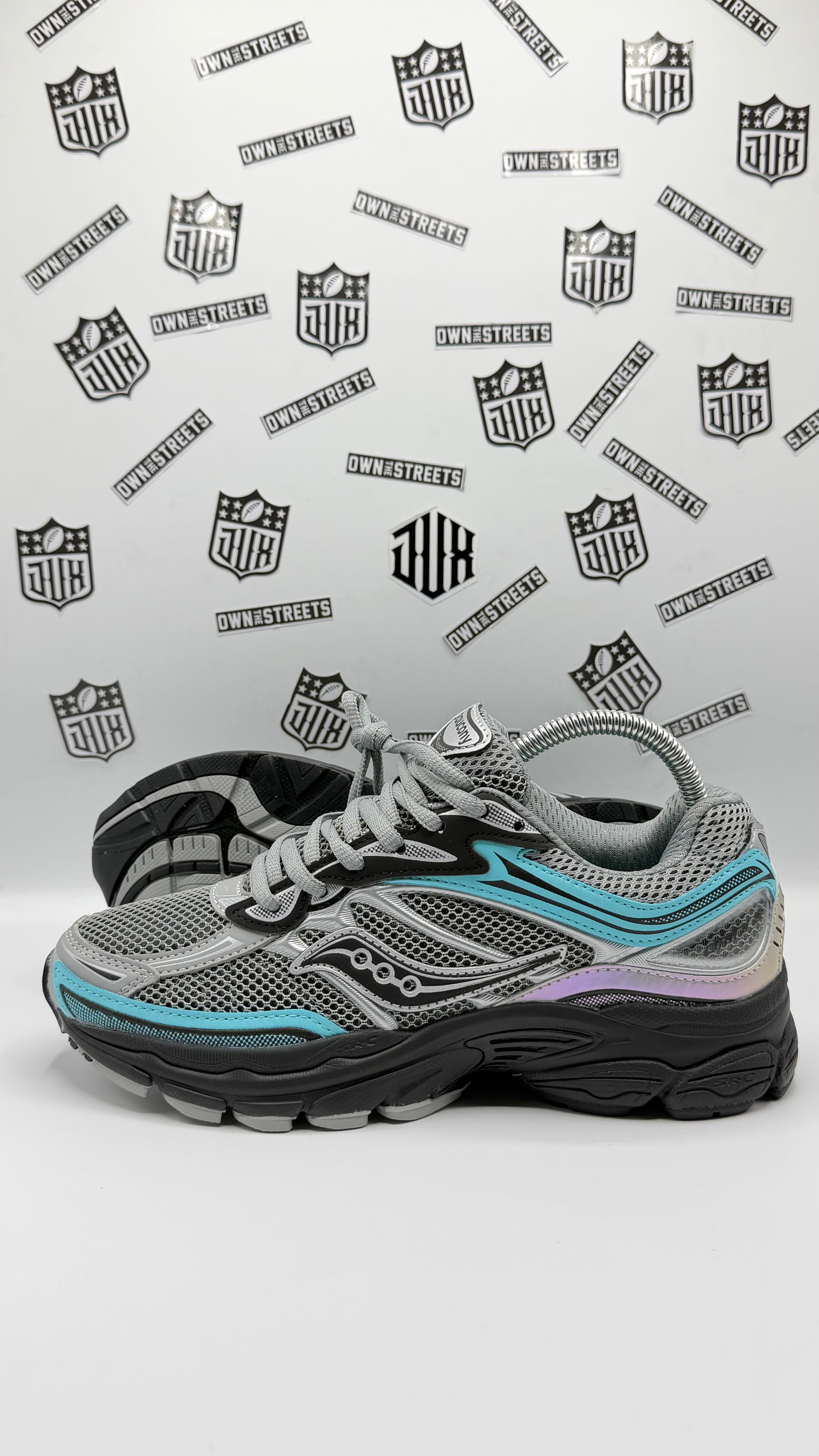 Saucony ProGrid Omni 9 Teal Metallic Silver