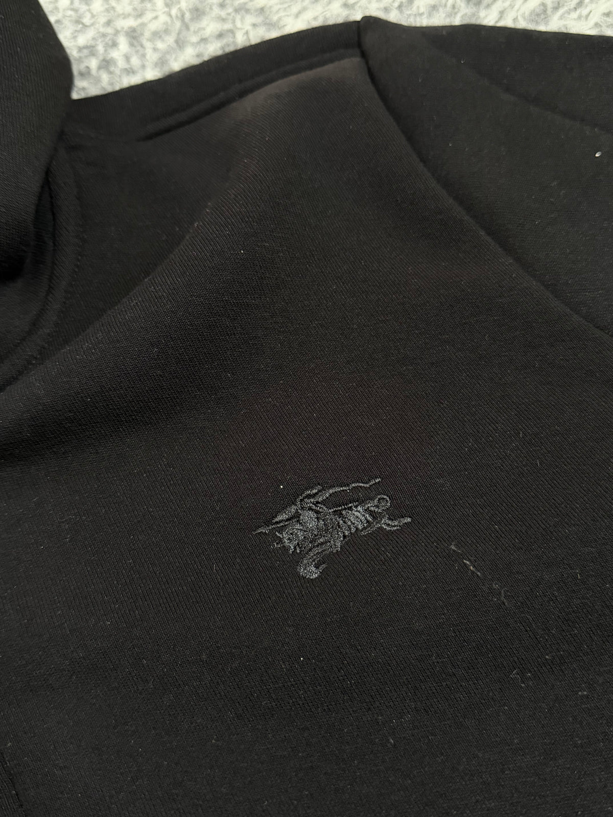 Burberry Black Zip Up Hoodie ( TRIPLE A )