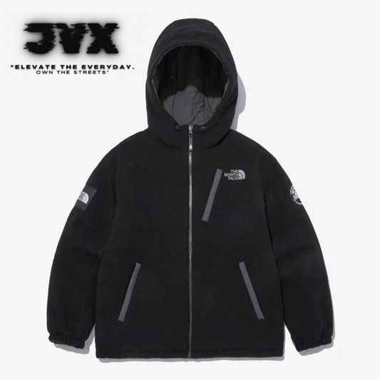 TNF DOUBLE FACE POLAR BLACK/GREY JACKET