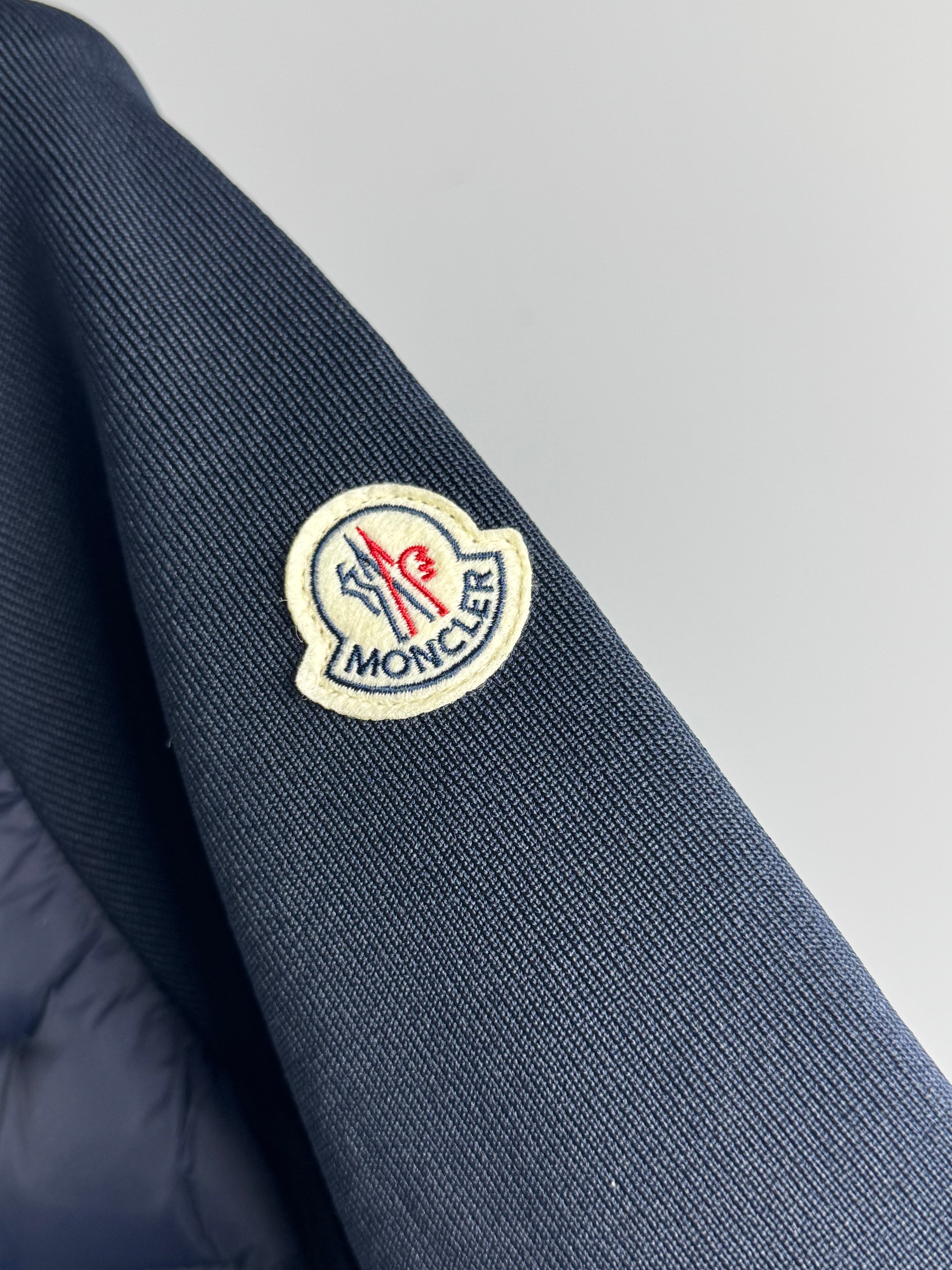 MONCLER CARDIGAN NAVY BLUE (TRIPLE A QUALITY)
