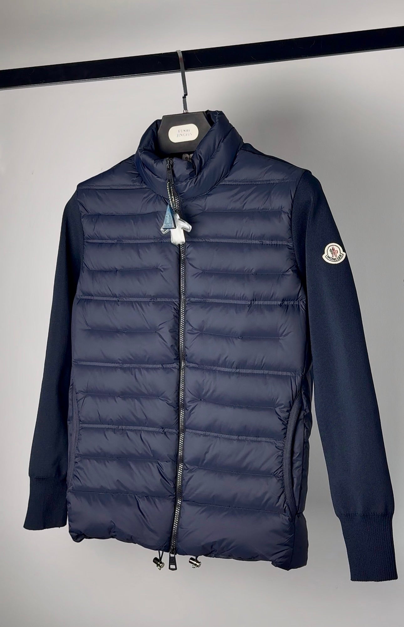 MONCLER CARDIGAN NAVY BLUE (TRIPLE A QUALITY)