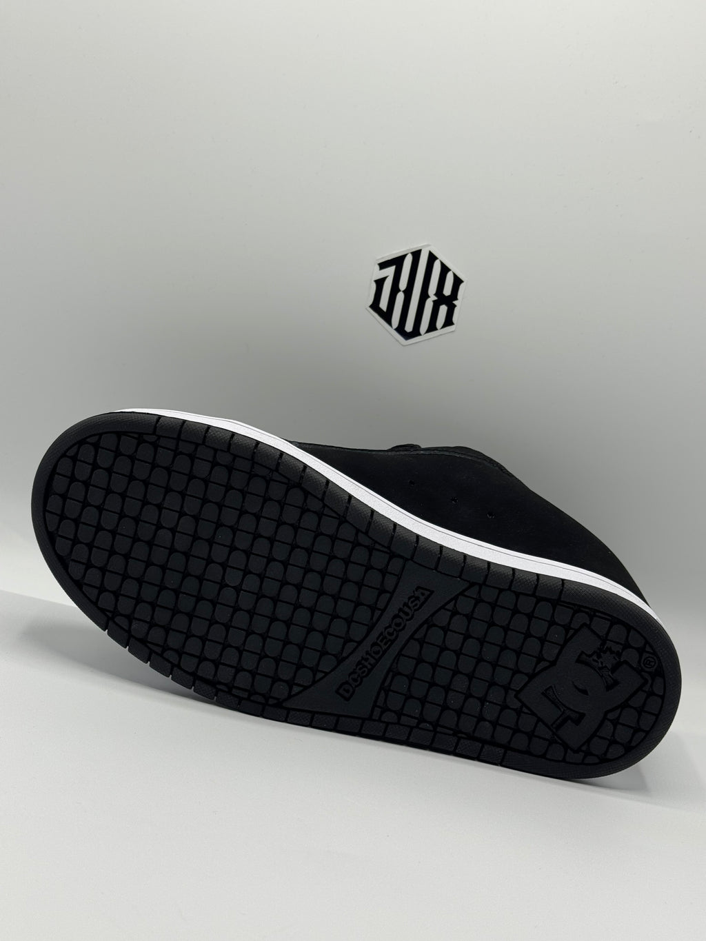 DC SHOES COURT GRAFFIK BLACK WHITE