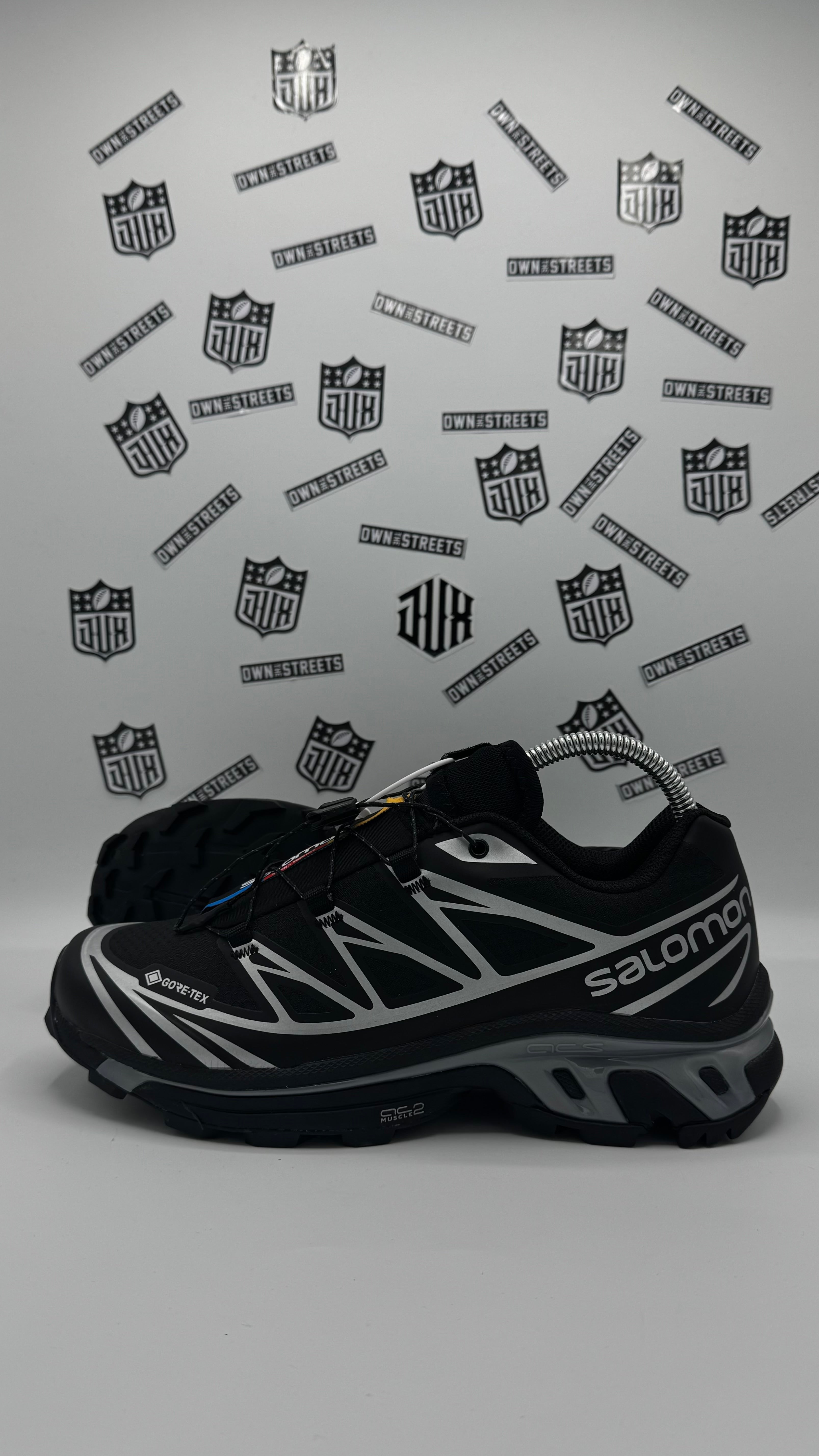 SALOMON XT-6 BLACK SILVER (TRIPLE A)