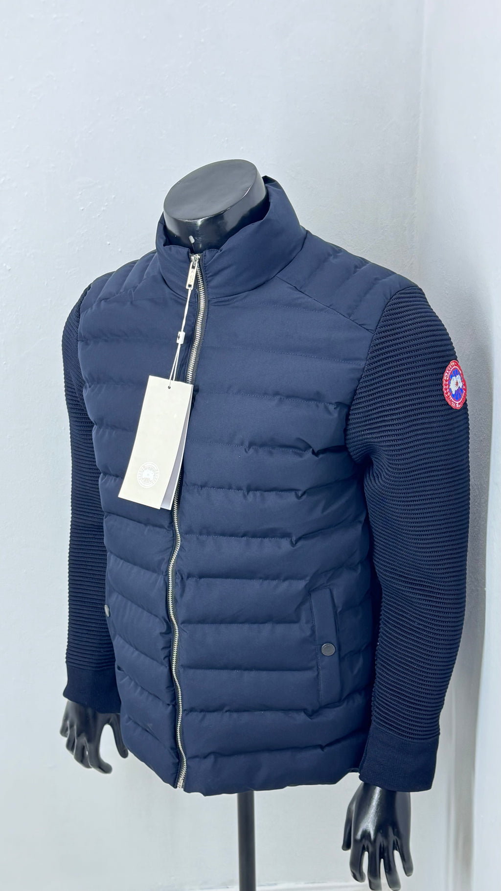 CANADA GOOSE CARDIGAN NAVY BLUE