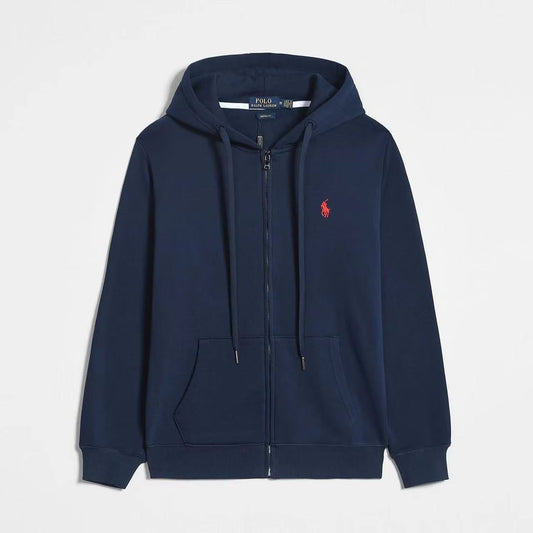 POLO RALPH LAUREN BLUE ZIP UP HOODIE