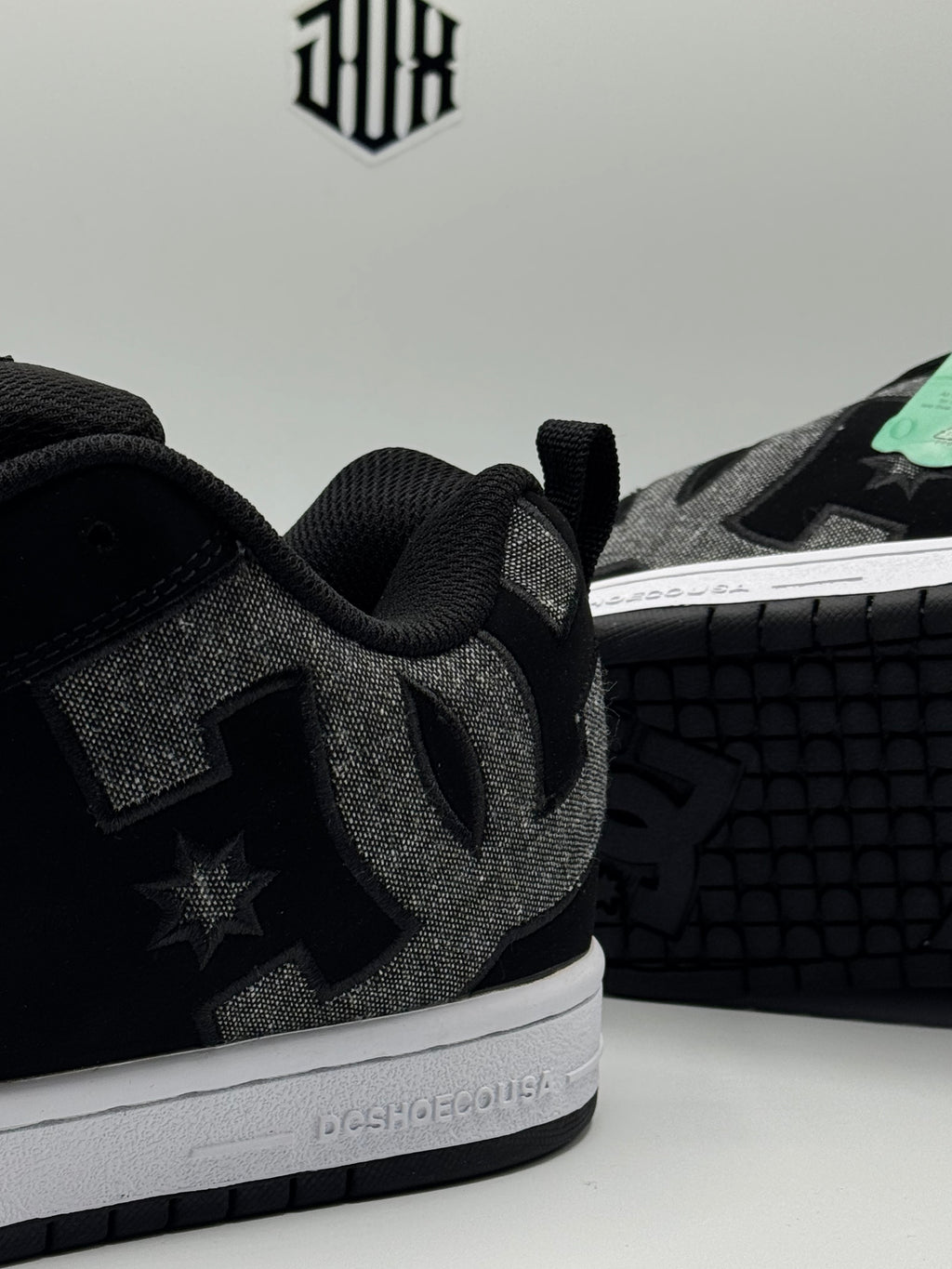 DC SHOES COURT GRAFFIK BLACK GREY