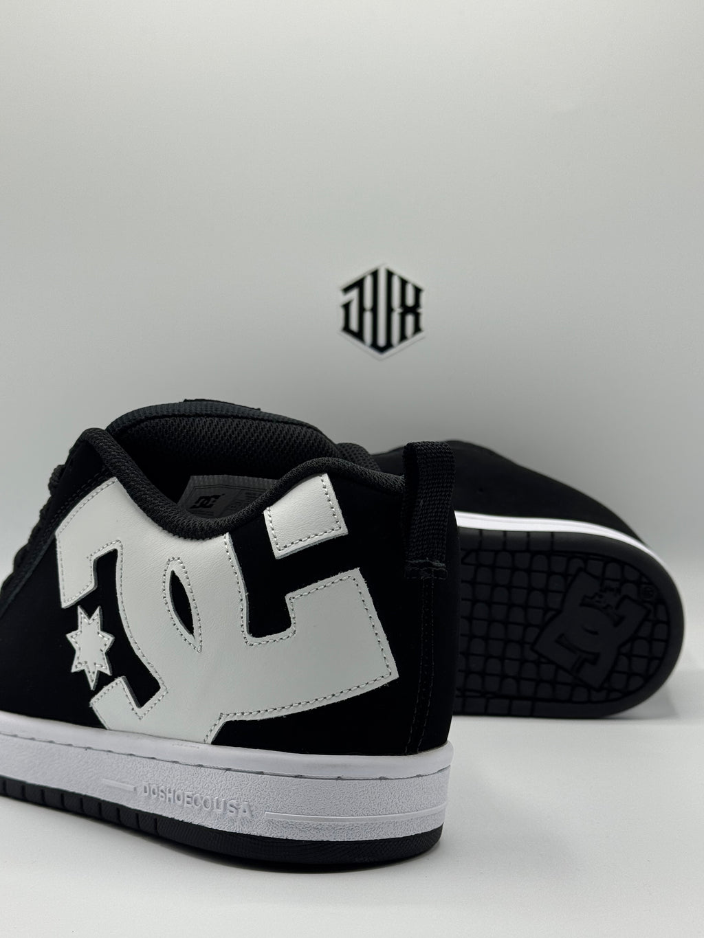 DC SHOES COURT GRAFFIK BLACK WHITE