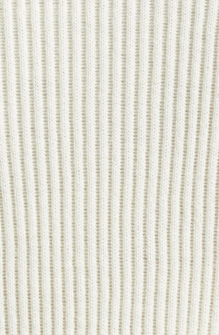 STONE ISLAND VIRGIN WOOL SWEATER WHITE