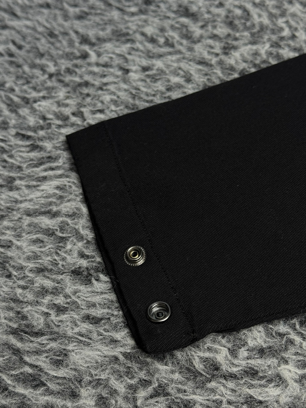 STONE ISLAND BLACK OVERSHIRT ZIP (1:1 QUALITY) FULL DETAILS