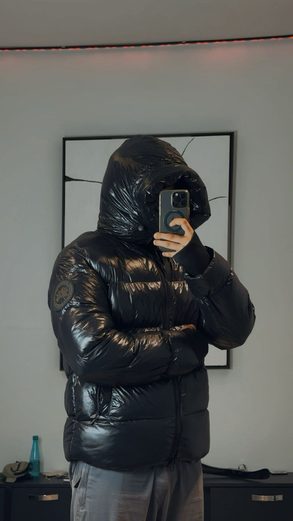 CANADA GOOSE CROFTON BLACK LABEL PUFFER JACKET (TRIPLE A QUALITY)