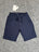 SHORT EN LIN 100% BLEU NUIT